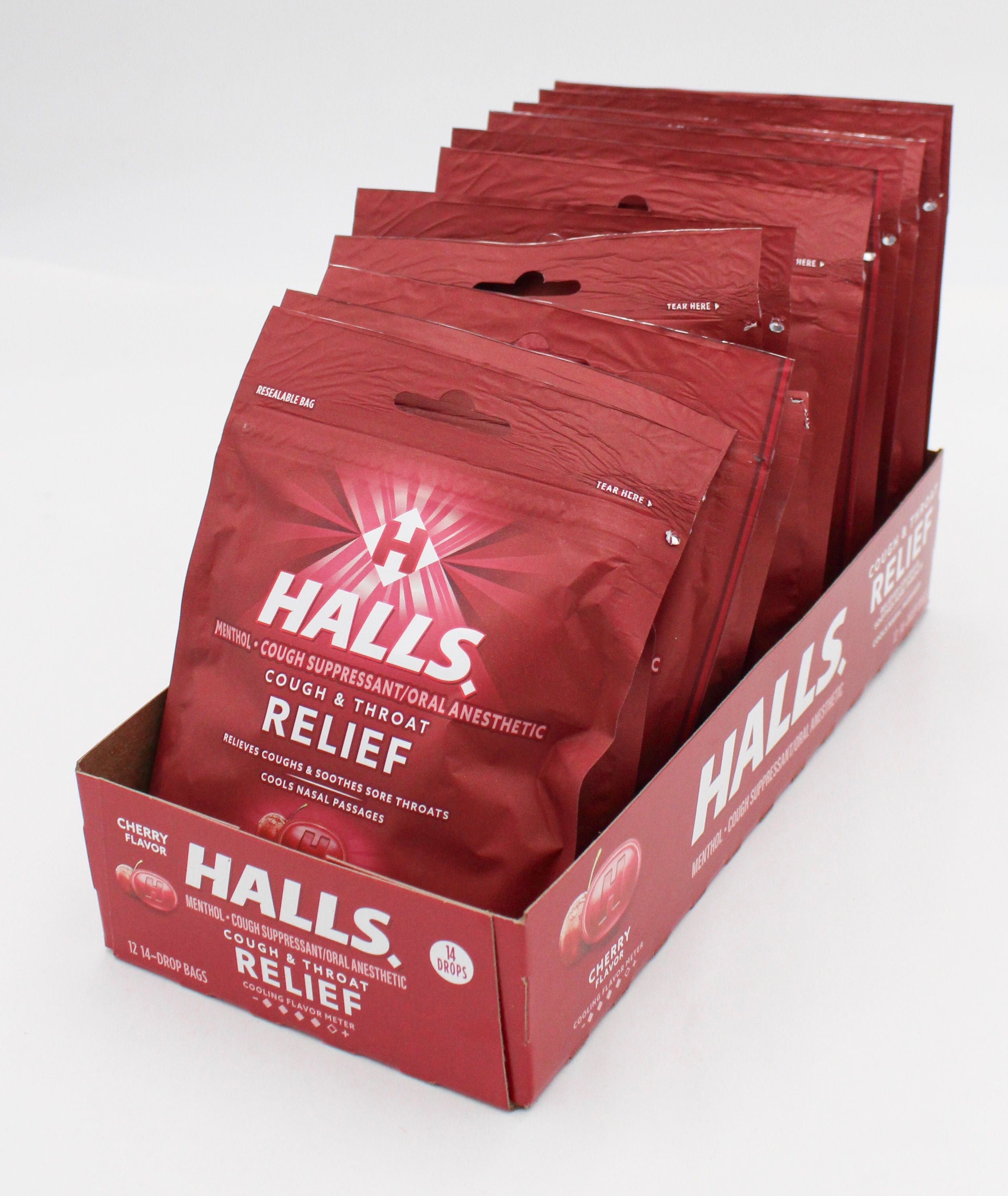 HALLS 14 PC CHERRY BAG BB 9/20/26