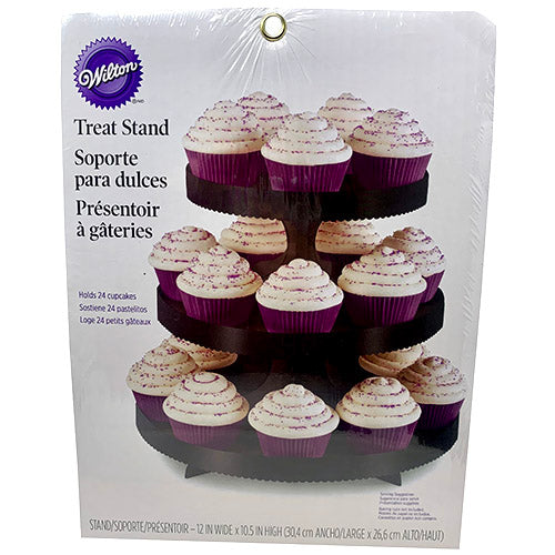 WILTON CUPCAKE STAND(HOLDS 24)BLACK.