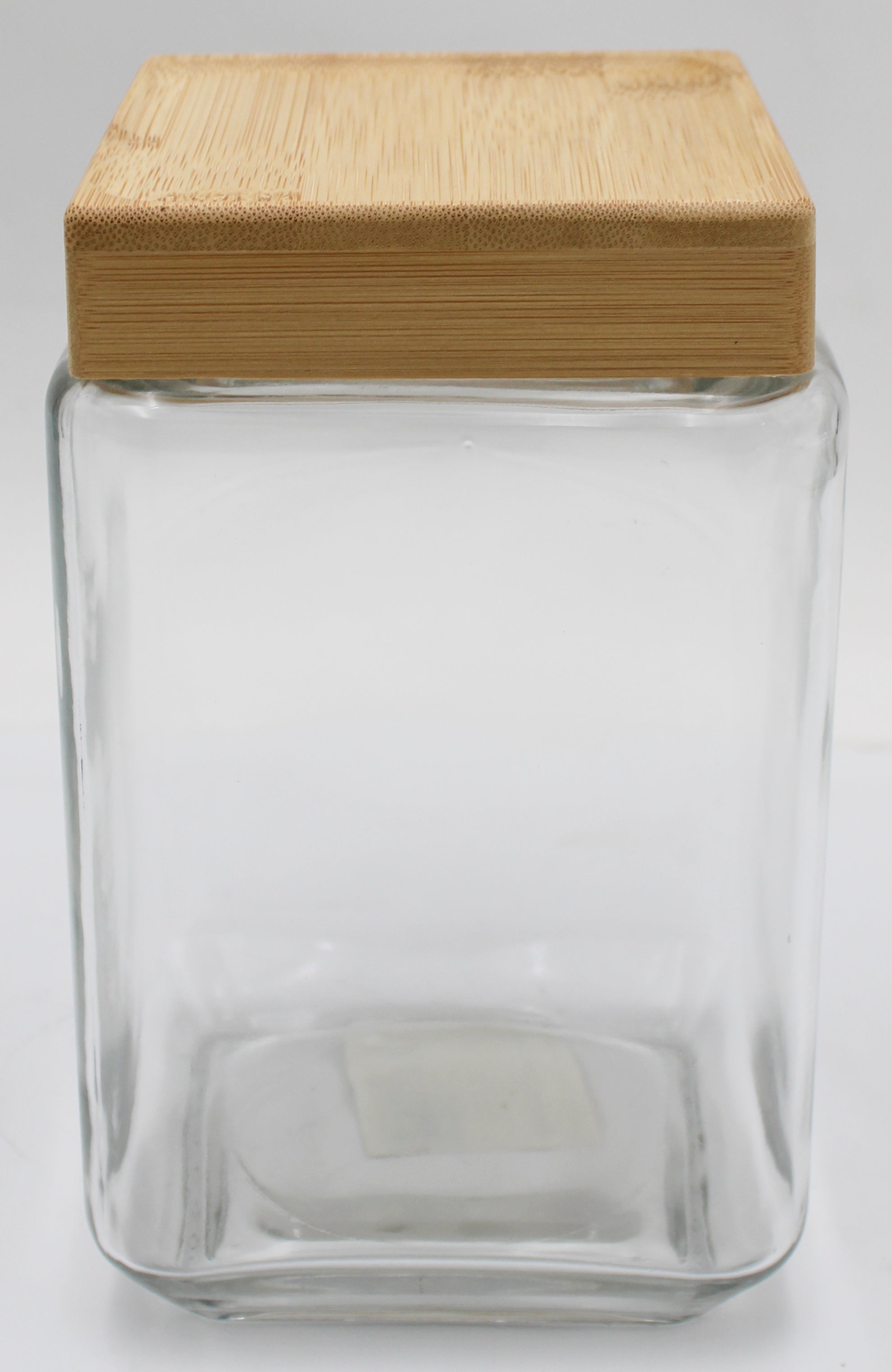 GLASS CANISTER W/ BAMBOO LID 57oz
