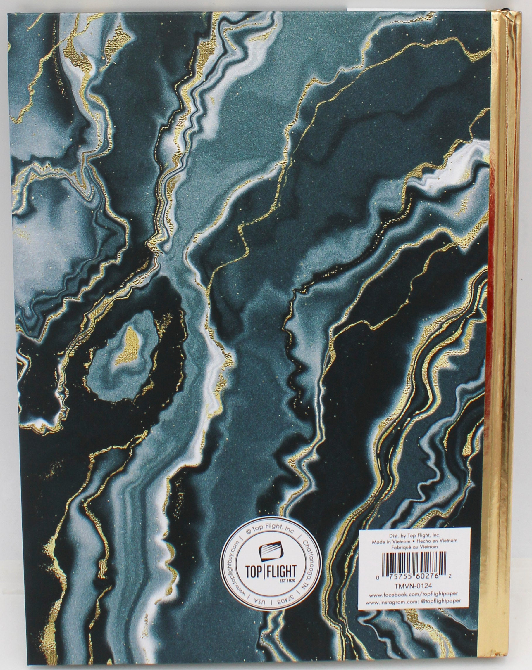 TOP FLIGHT ONYX MARBLE JOURNAL ASST 6" X 8"
