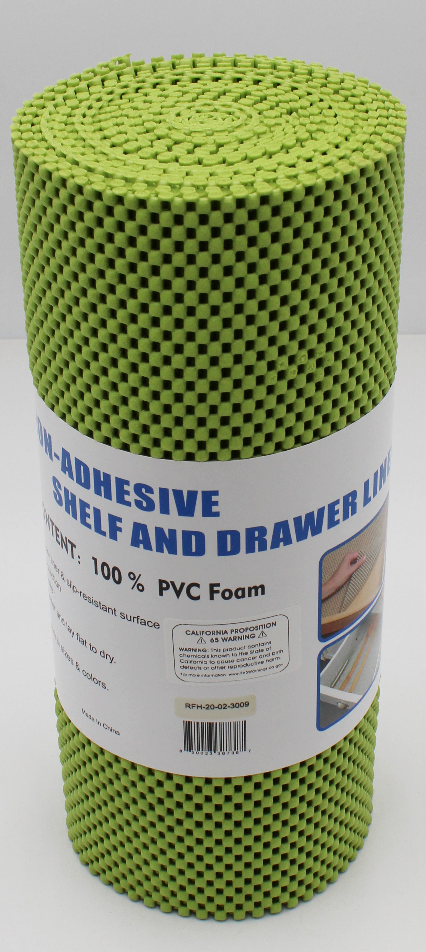 12x180" LIME GRN SHELF LINER