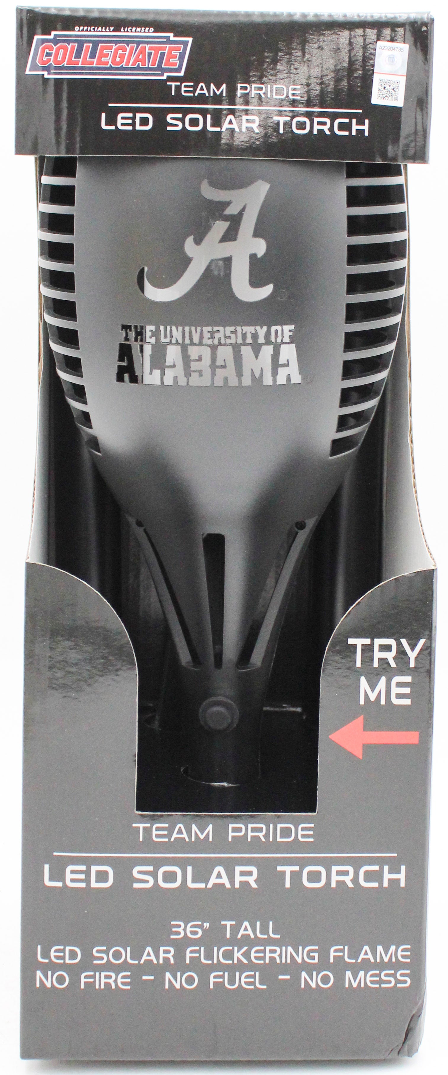 NCAA ALABAMA CRIMSON TIDE LED SOLAR TORCH 36"
