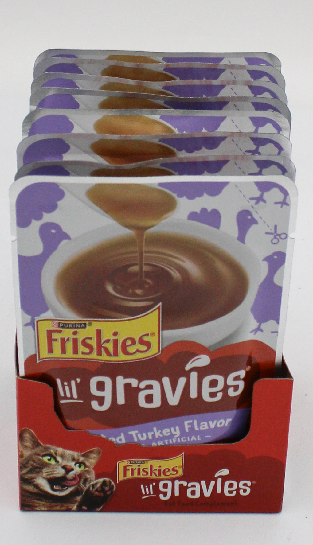 PURINA FRISKIES LIL' GRAVIES ROASTED TURKEY 1.55oz. BB 1/31/27 NI