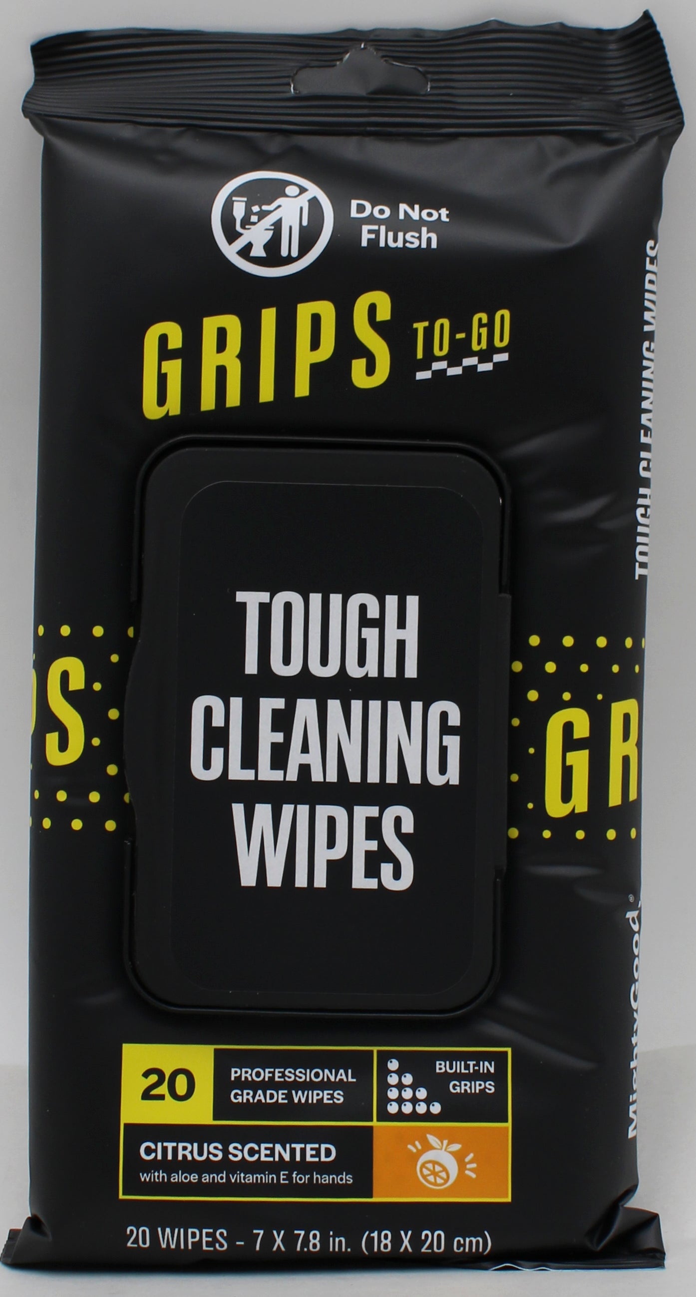GRIPS TO GO TOUGH CLEANING WIPES EXP 4/5/27