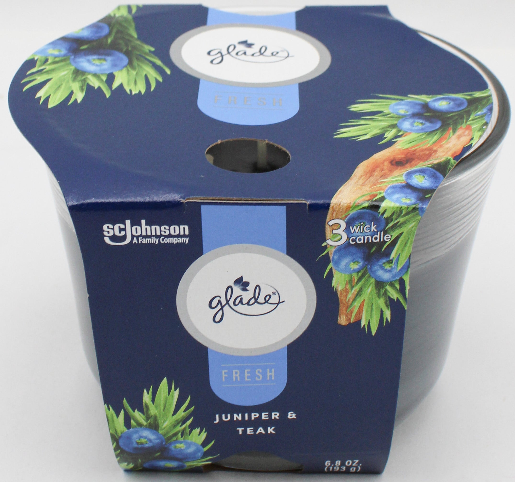 Glade Candle Juniper & Teak 6.8oz – Wholesale