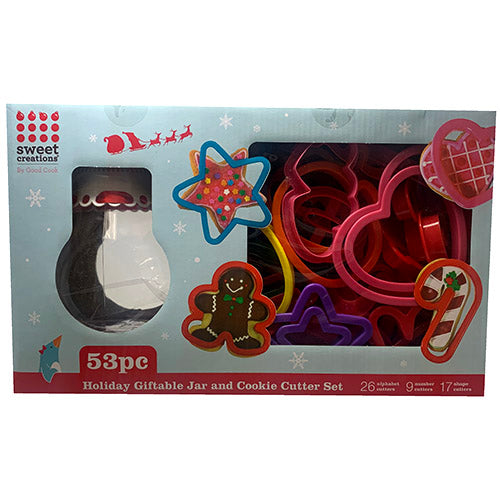 JAR/COOKIE CUTTR SET 53PC-SW.CREATN