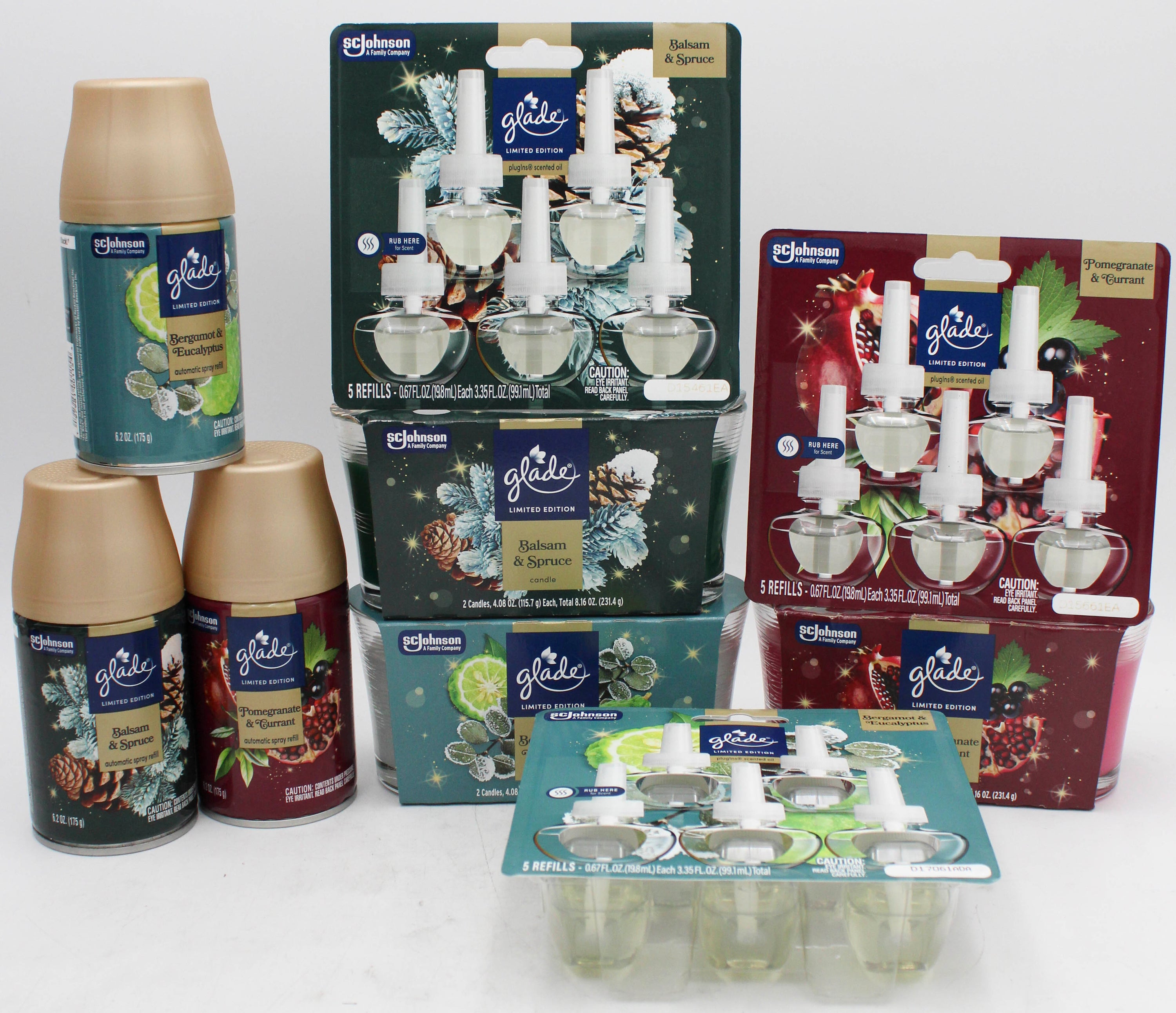GLADE HOLIDAY MIXED QUARTER PALLET.