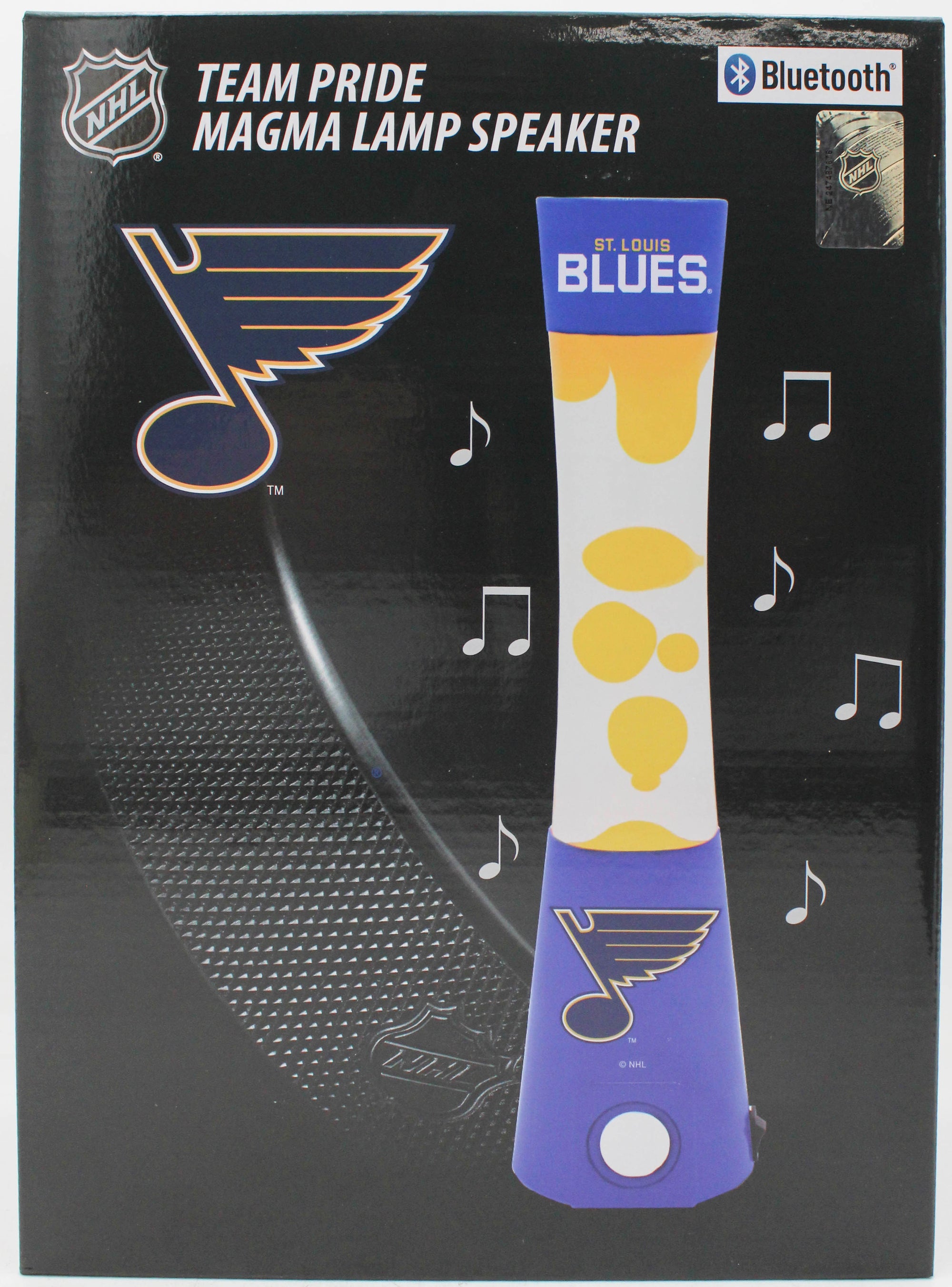 OFFICIALLY LICENSED ST. LOUIS BLUES MAGMA LAMP SPEAKER 16.5"