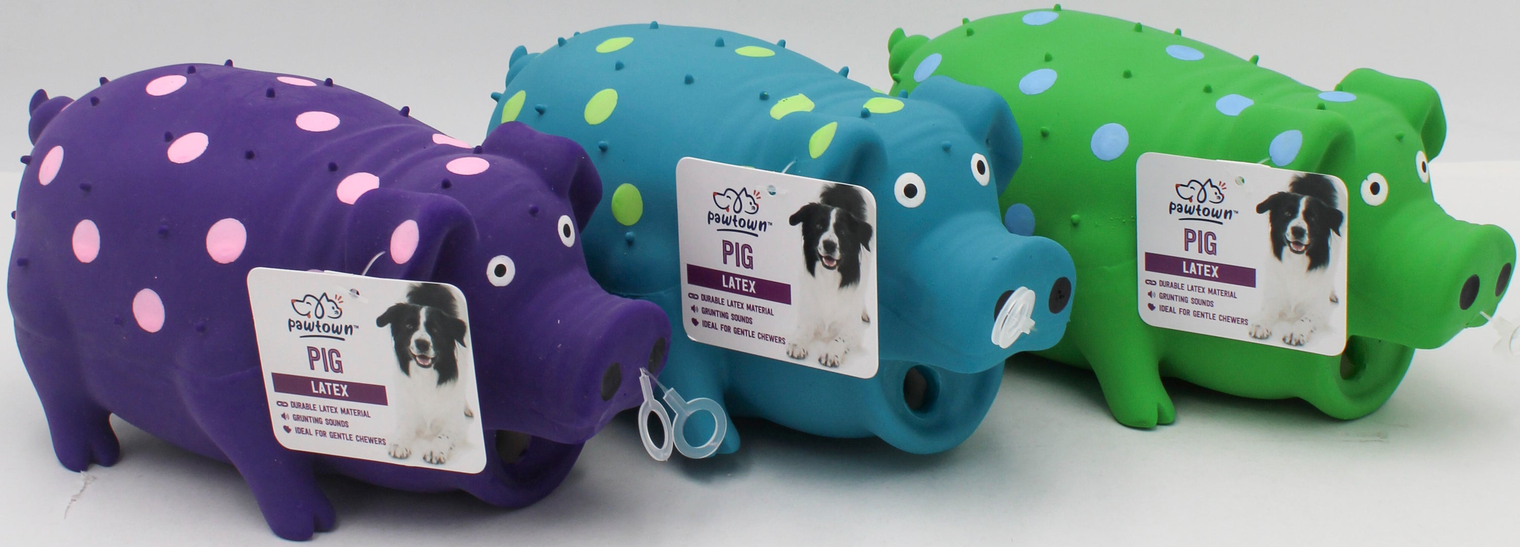 MULTIPET PIG (LATEX) DOG TOY  - 9"