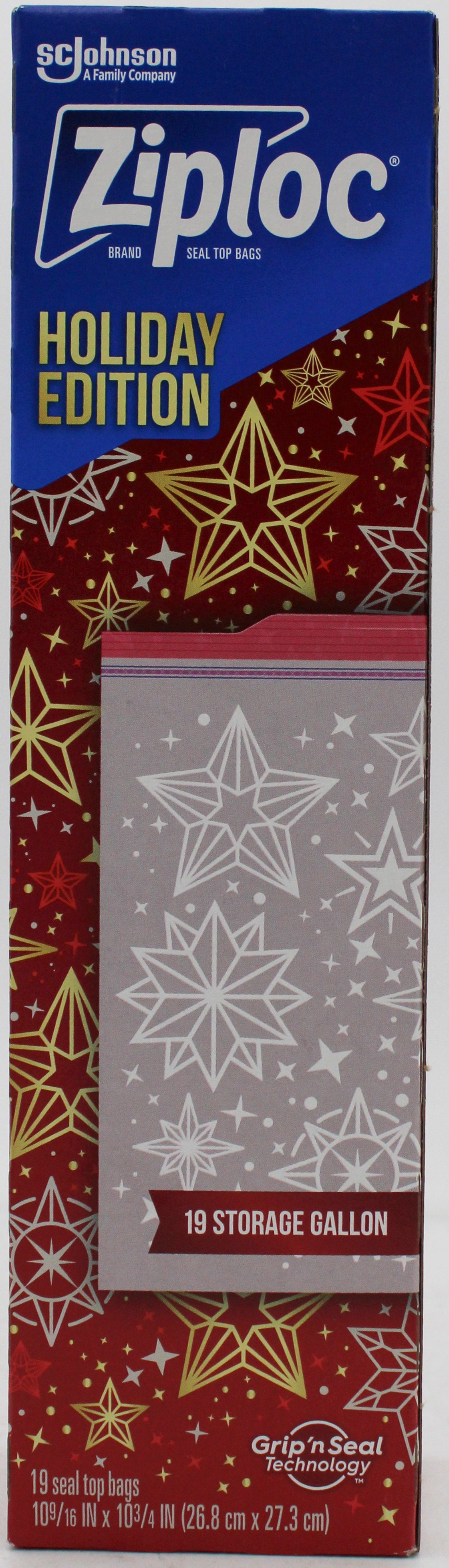 SP ZIPLOC BAG 19ct STORAGE HOLIDAY GALLON