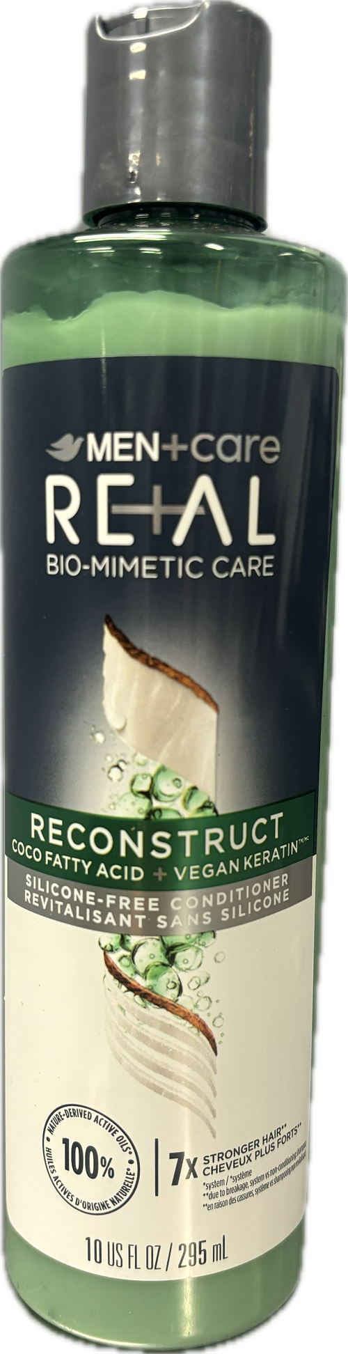 DOVE MEN+CARE REAL CONDITIONER RECNSTRUCT 10ozCOCO FATTY ACID