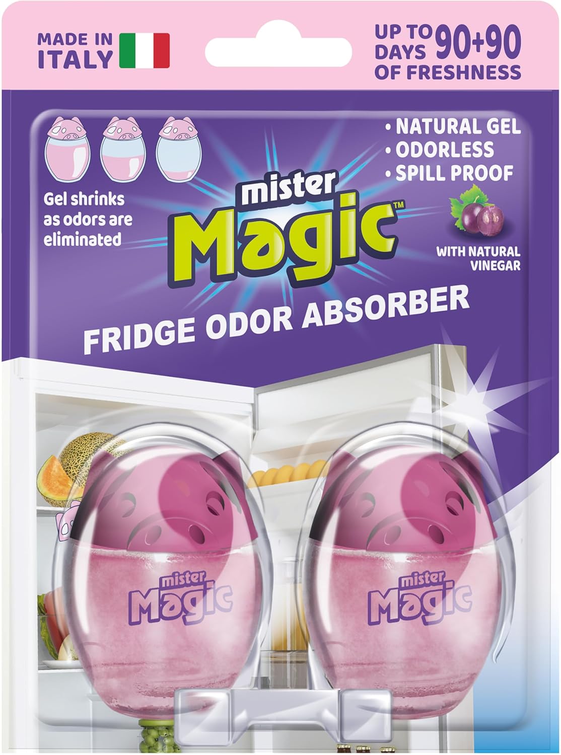 2CT FRIDGE ODOR ABSORBER - VINEGAR