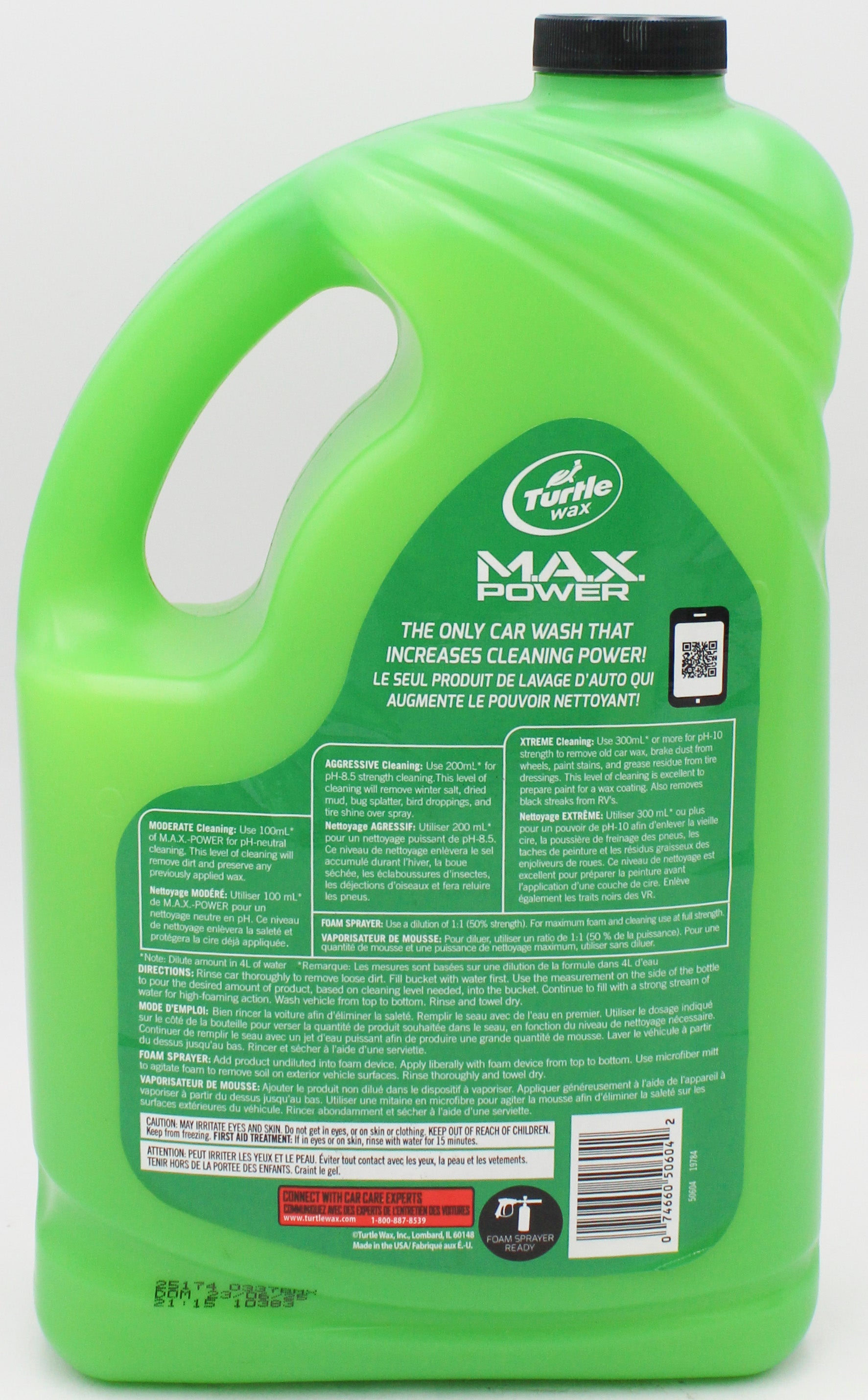SP TURTLE WAX MAX POWER CAR WASH 2.95L / 100oz