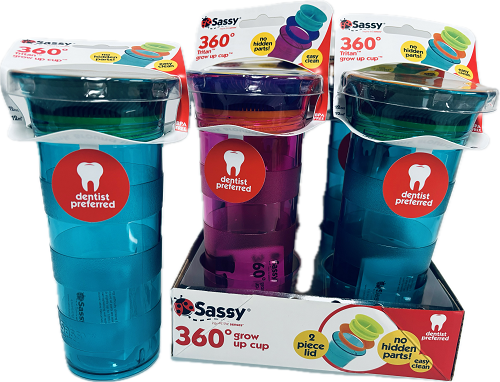 SASSY GROW UP CUP 360°TRITON 12oz COUNTER DISPLAY NI