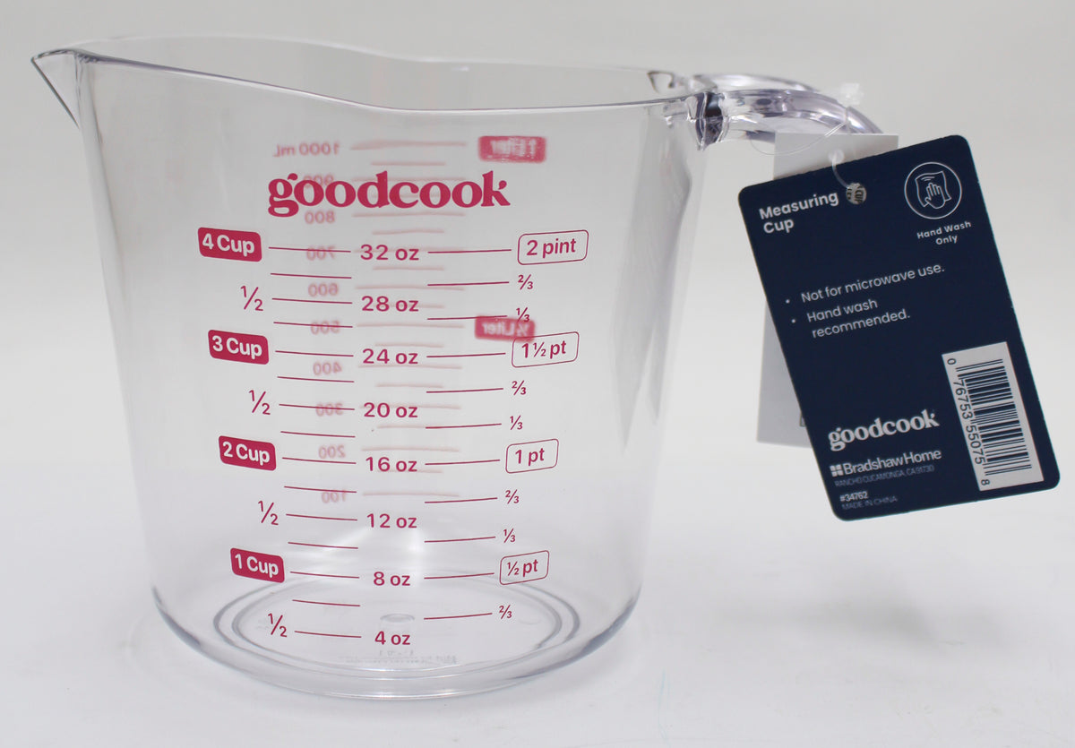 4 CUP GOOD COOK PLASTIC MEASURING CUP