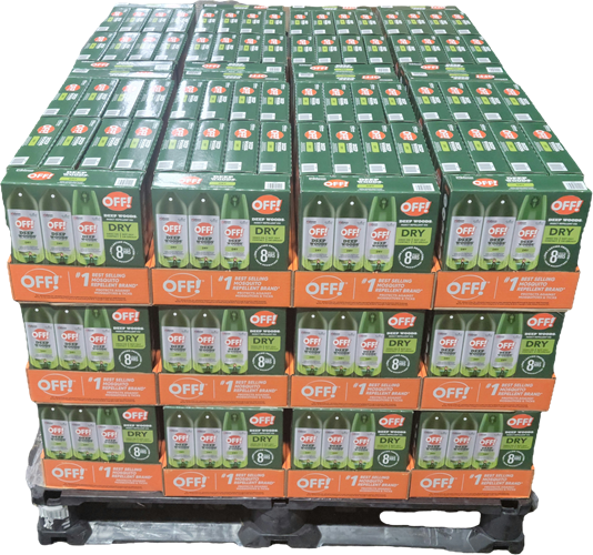 SP PEST2025 OFF DEEP WOODS DRY 3CT 2-6oz & 1-4oz DISPLAY