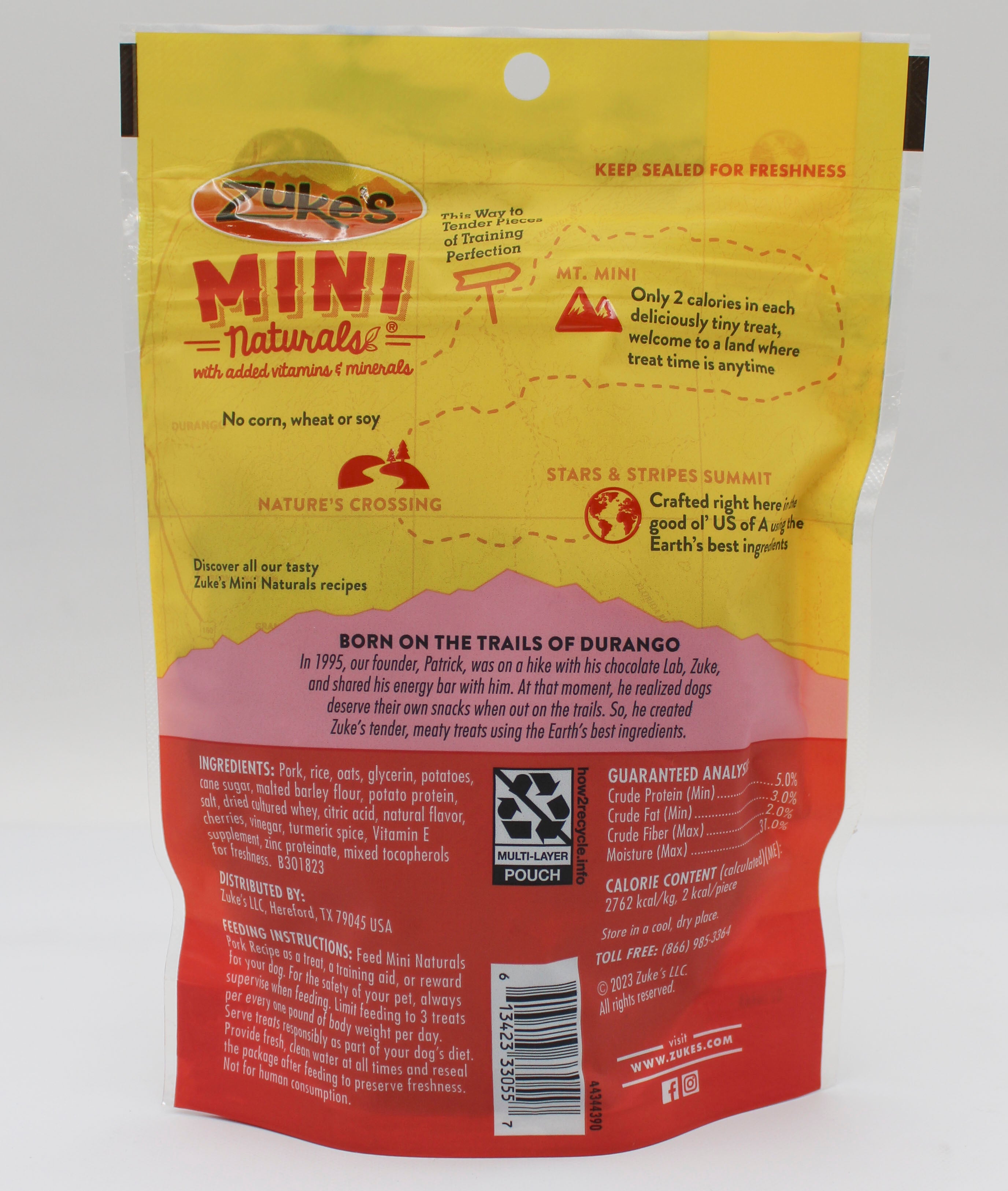 Purina Zuke's Mini Naturals Pork Dog Treats 6oz