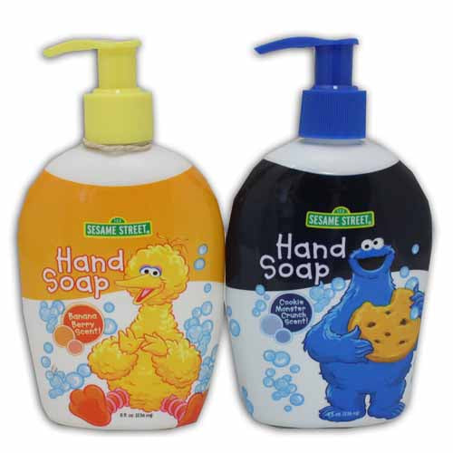 HAND SOAP 8oz-ASST SESAME STREET