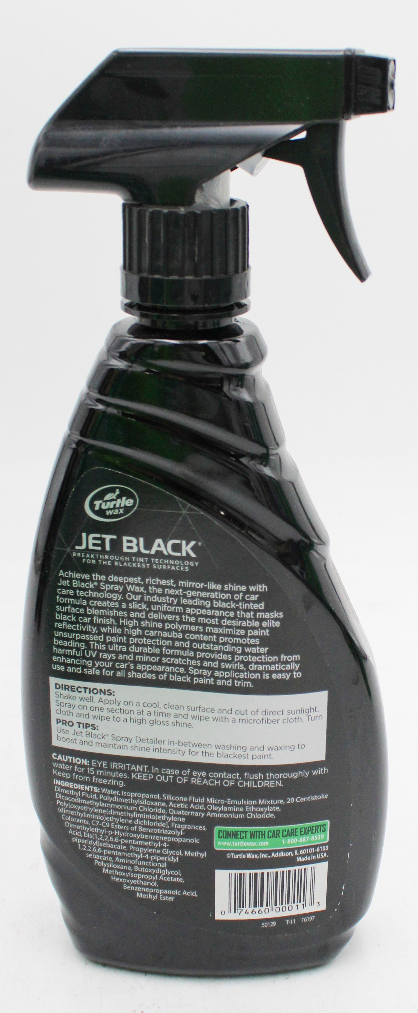 SP TURTLE WAX JET BLACK SPRAY WAX 16oz
