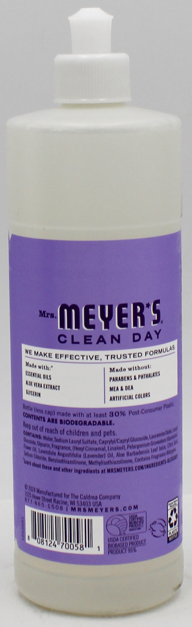 SP MEYER'S CLEAN DAY DISH SOAP 16oz LILAC SCENT