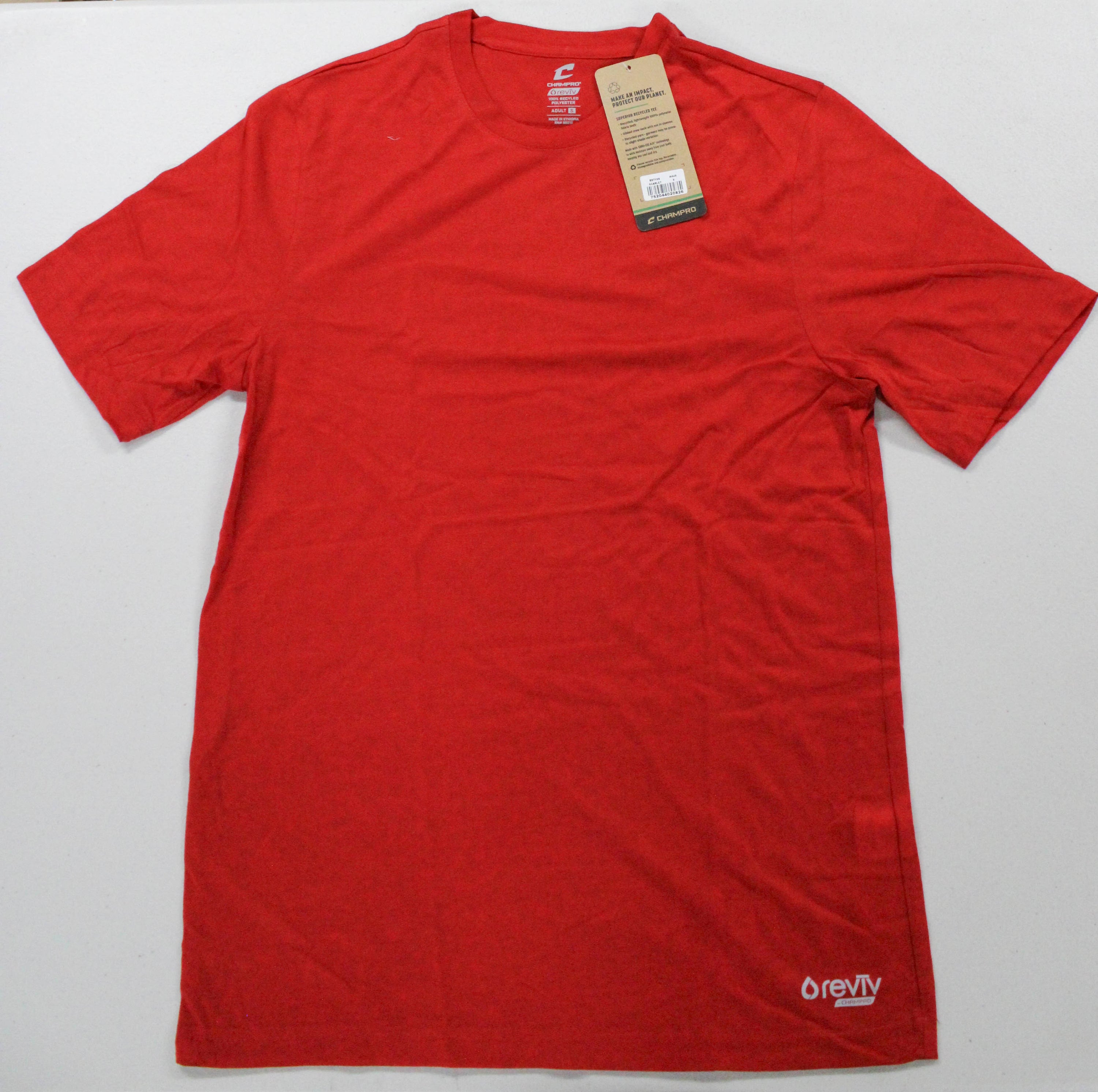 T-SHIRT - ADULT - SCARLET- S
