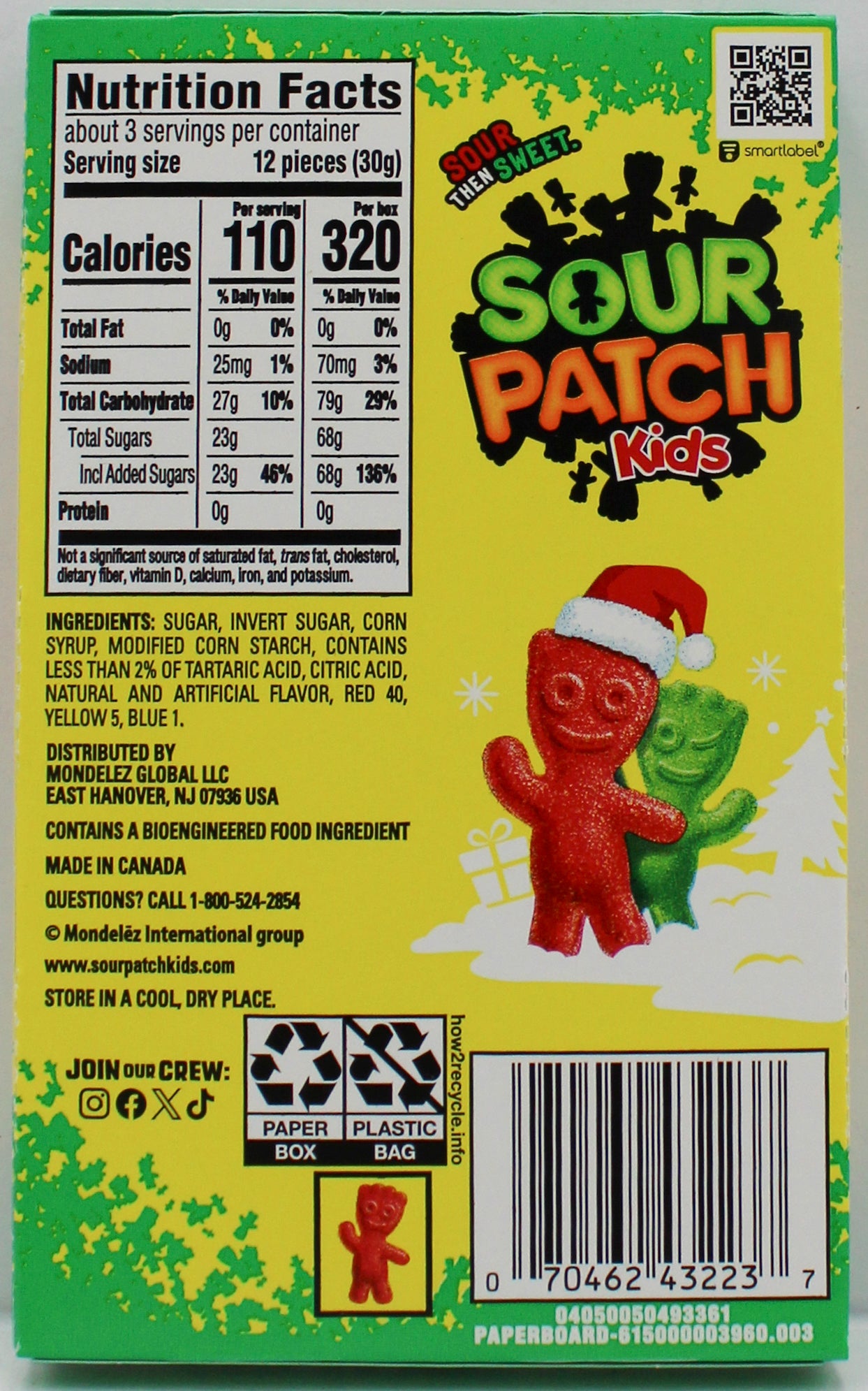 SOUR PATCH KIDS COAL THEATRE BOX 3.1 Oz BB 7/20/26