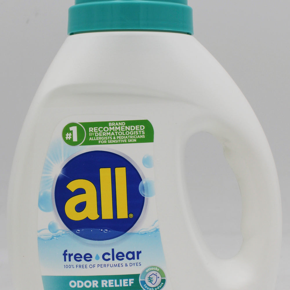 ALL LIQUID DETERGENT ULTRA FREE CLEAR ODOR RELIEF 36oz