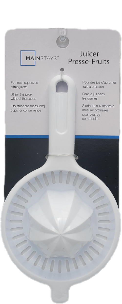 MAINSTAYS PLASTIC JUICER-STRAINER