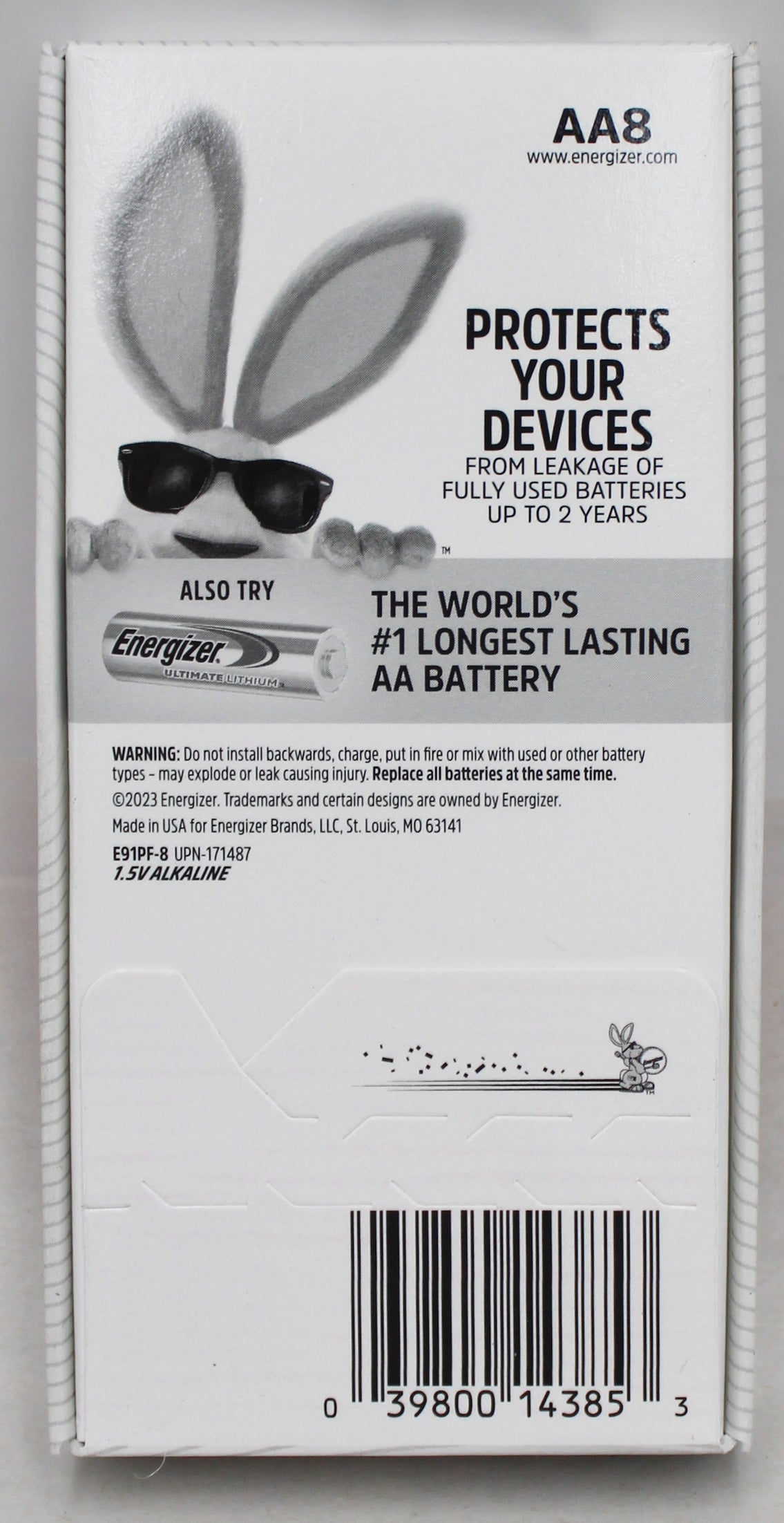 ENERGIZER MAX AA 8PK BB 8/1/2035