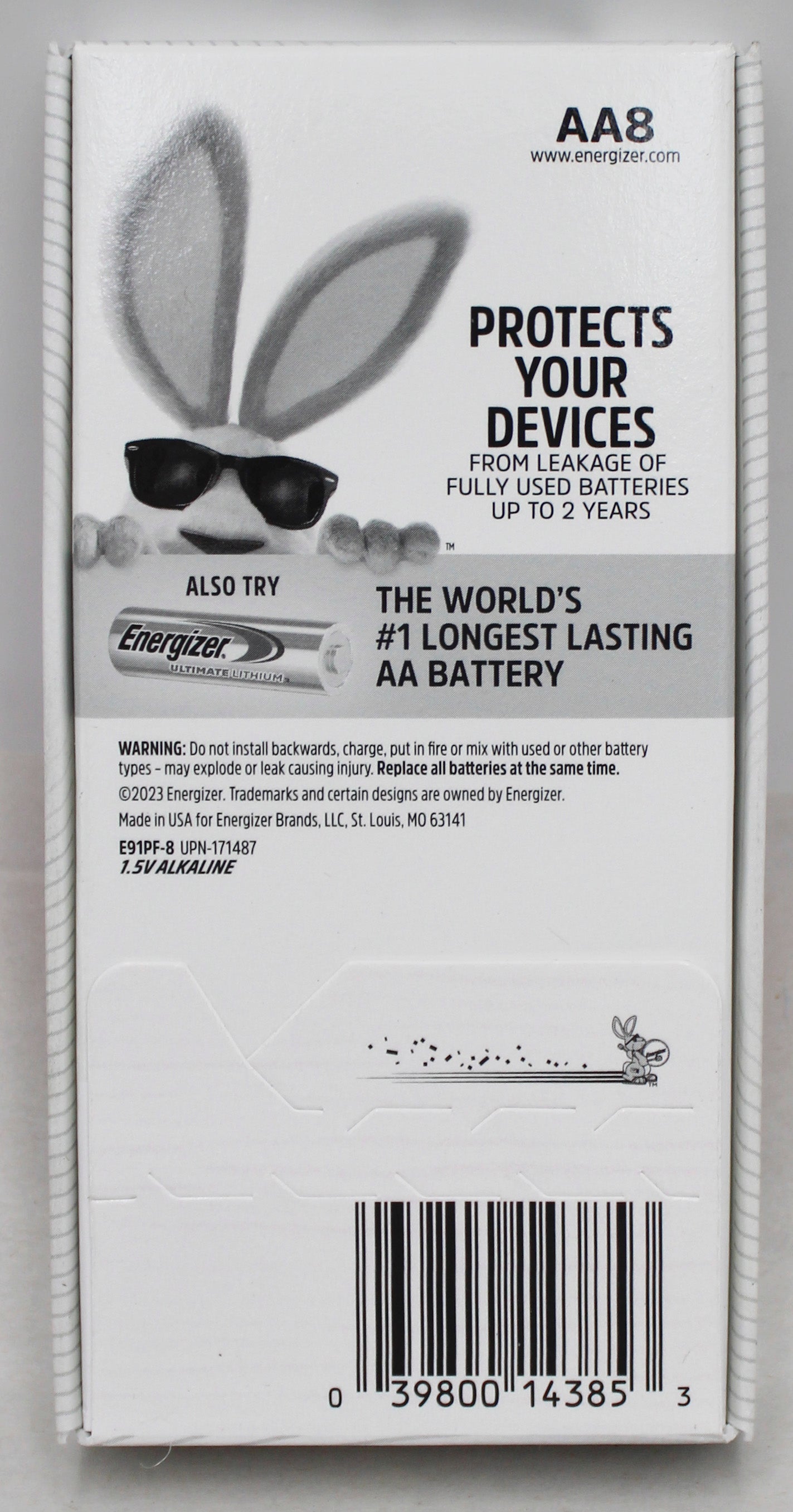 ENERGIZER MAX AA 8PK BB 8/1/2035
