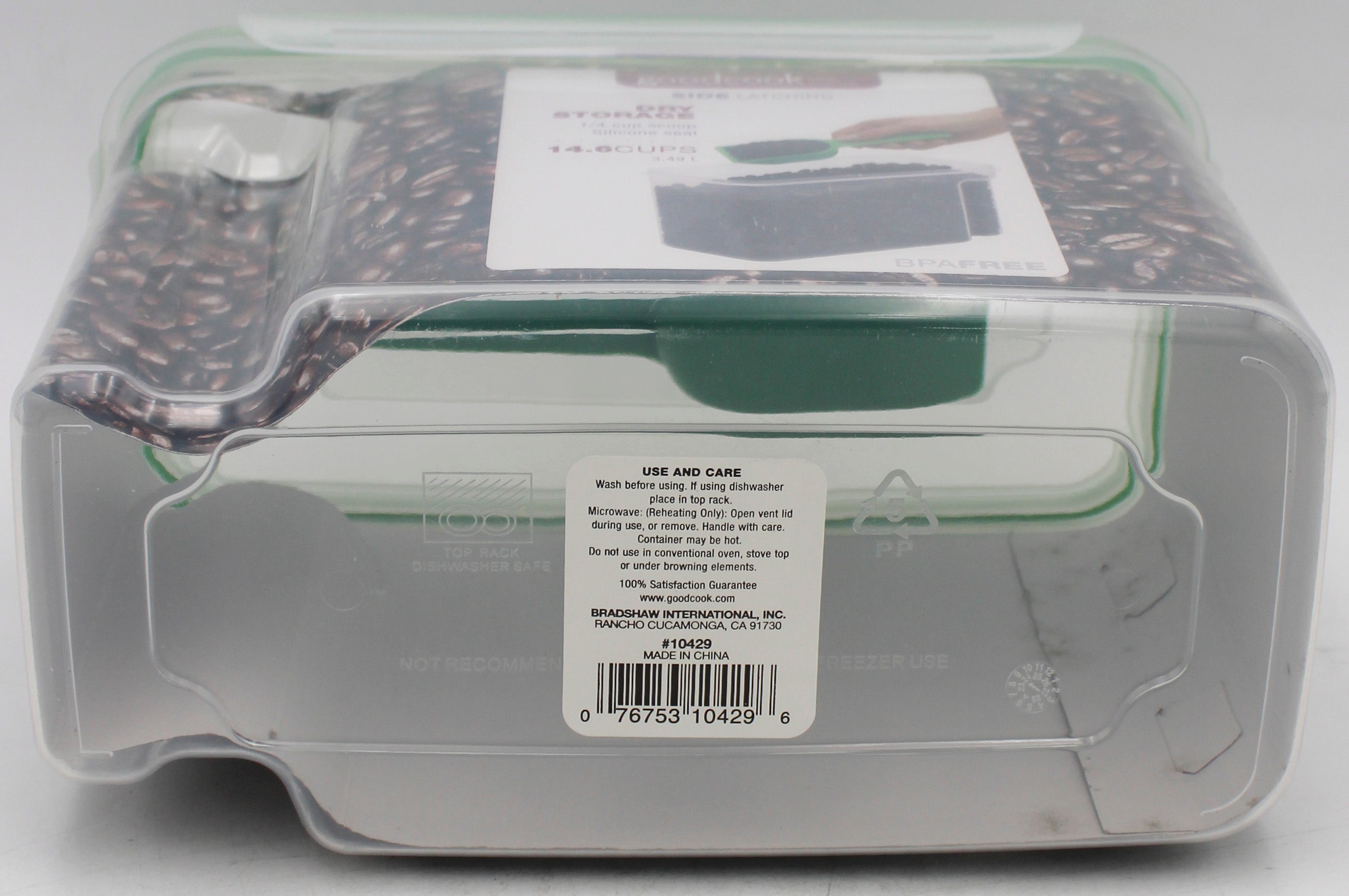 GOOD COOK MEDIUM STORAGE CONTAINR W/ SCOOP -14.6CUP