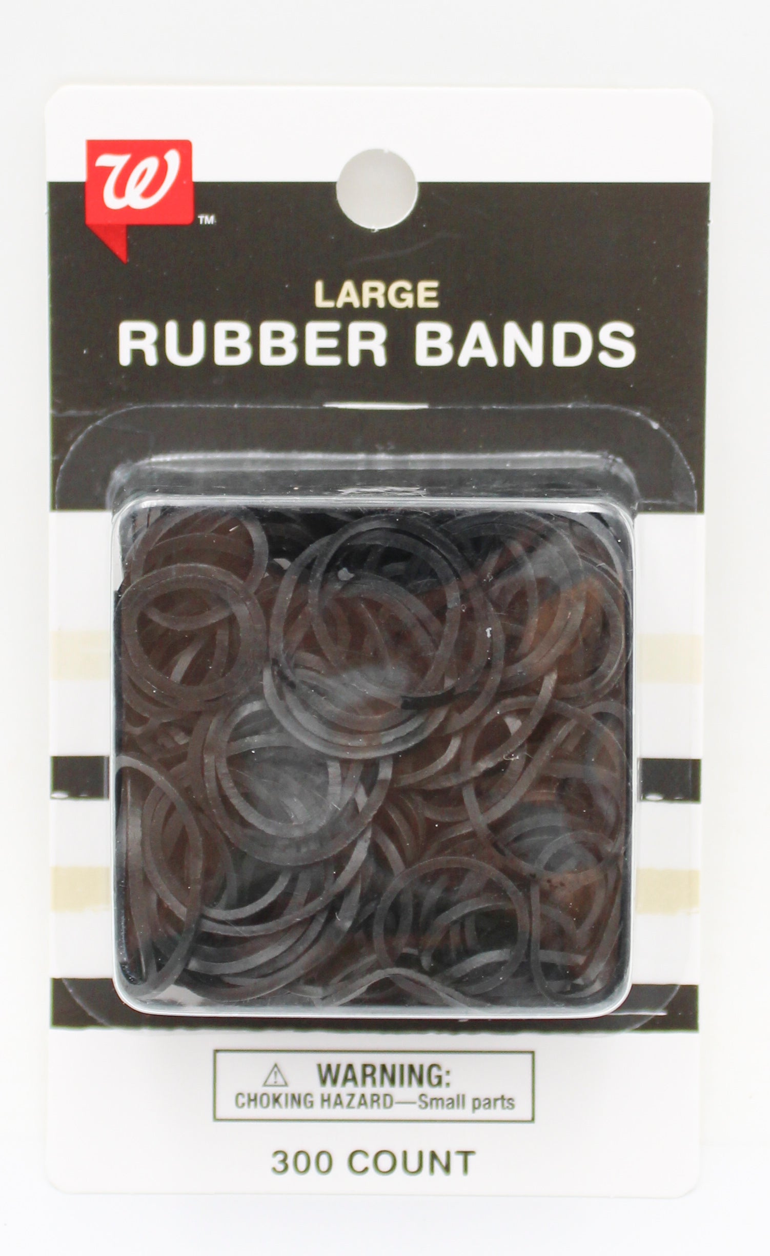 WALGREENS 300ct RUBBER BANDS BLACK NI