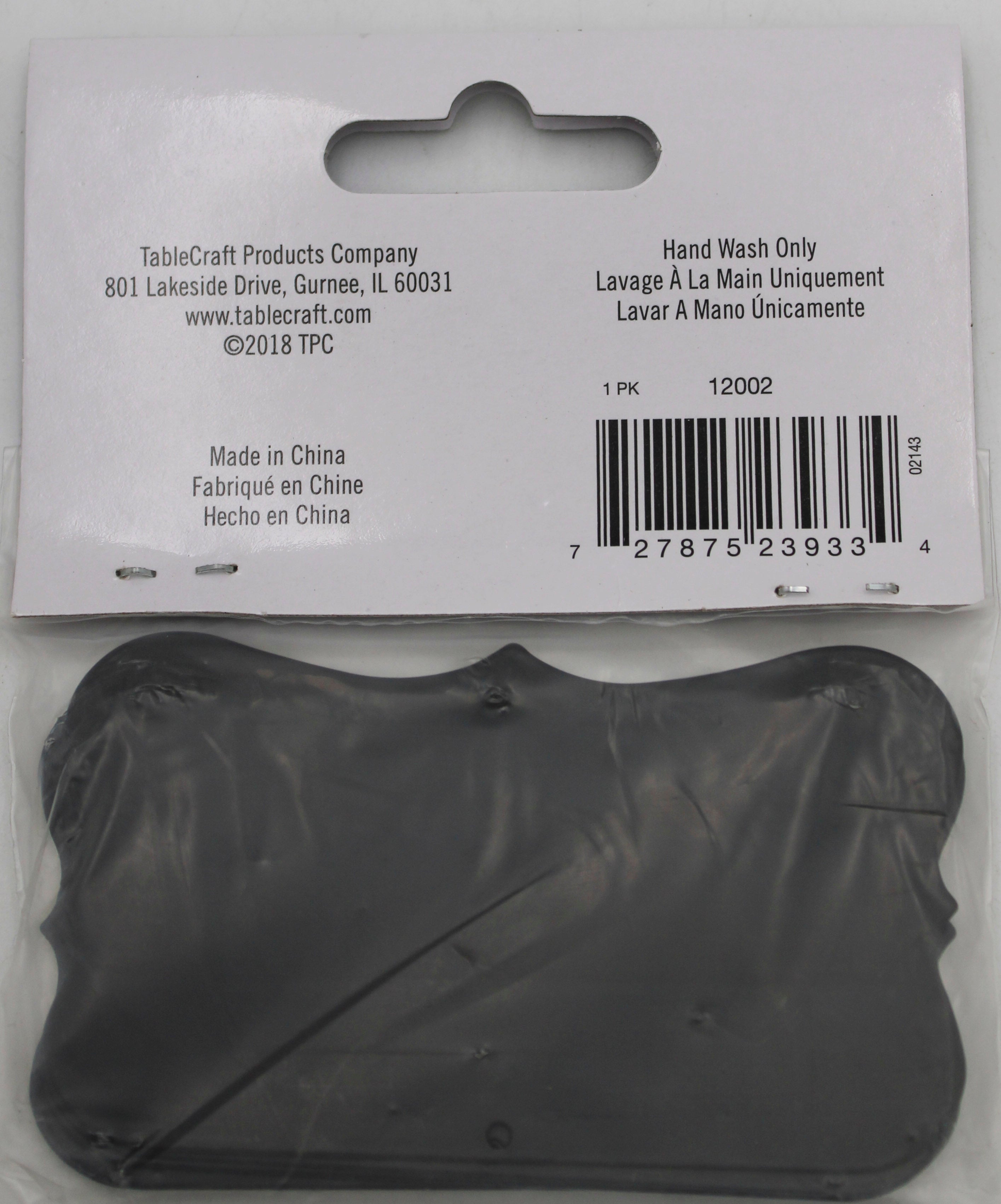 Marquee Chalkboard Plaque   Black 2"x3.5"