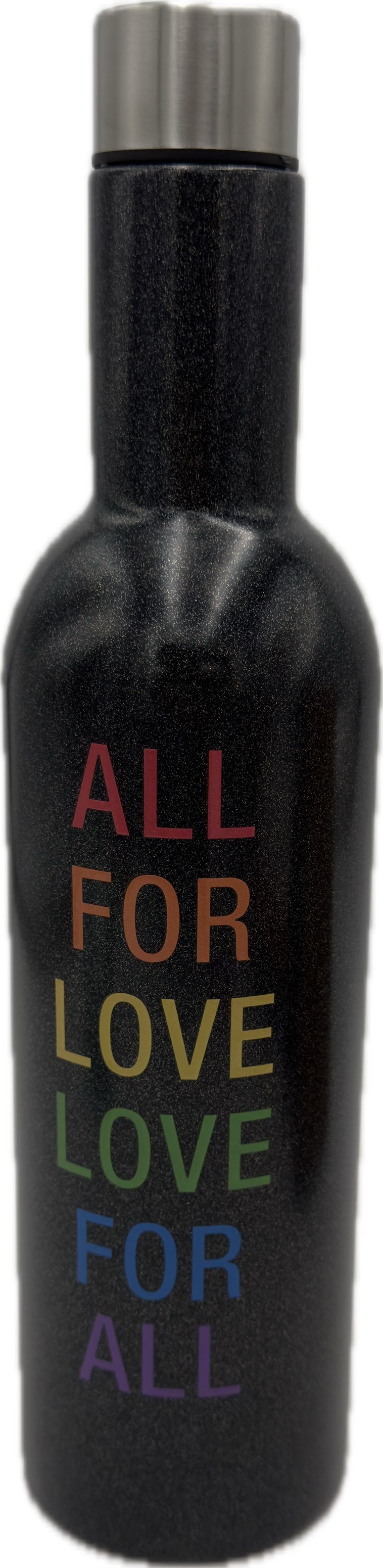 ALL FOR LOVE STAINLESS STEEL WINE TUMBLER 27oz