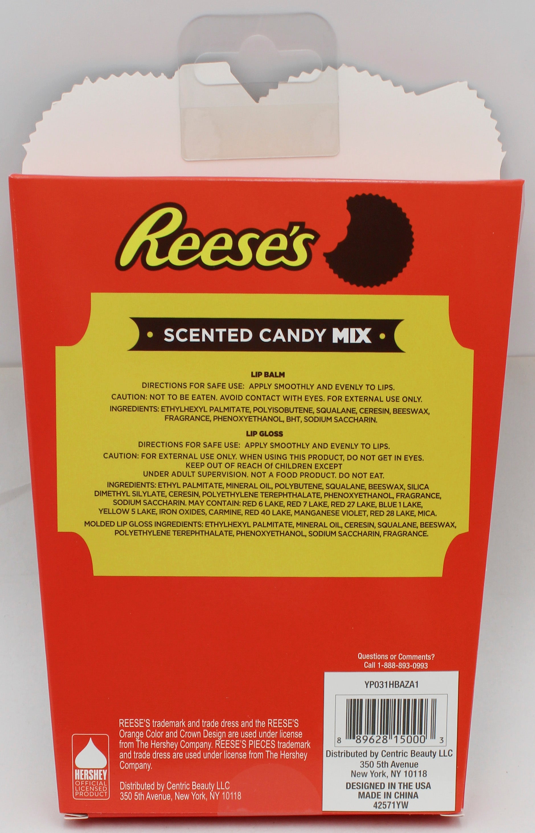HERSHEY REESES SCENTED LIP MIX - 6ct