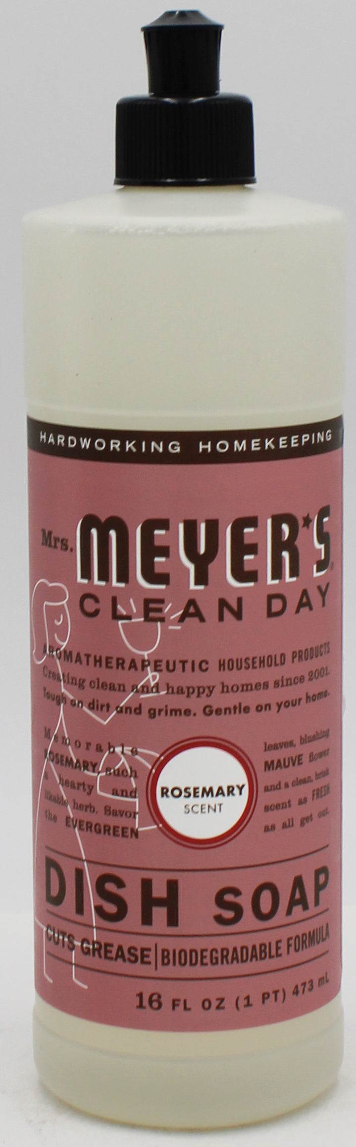 SP MRS MEYER'S DISH SOAP 16oz ROSEMARY