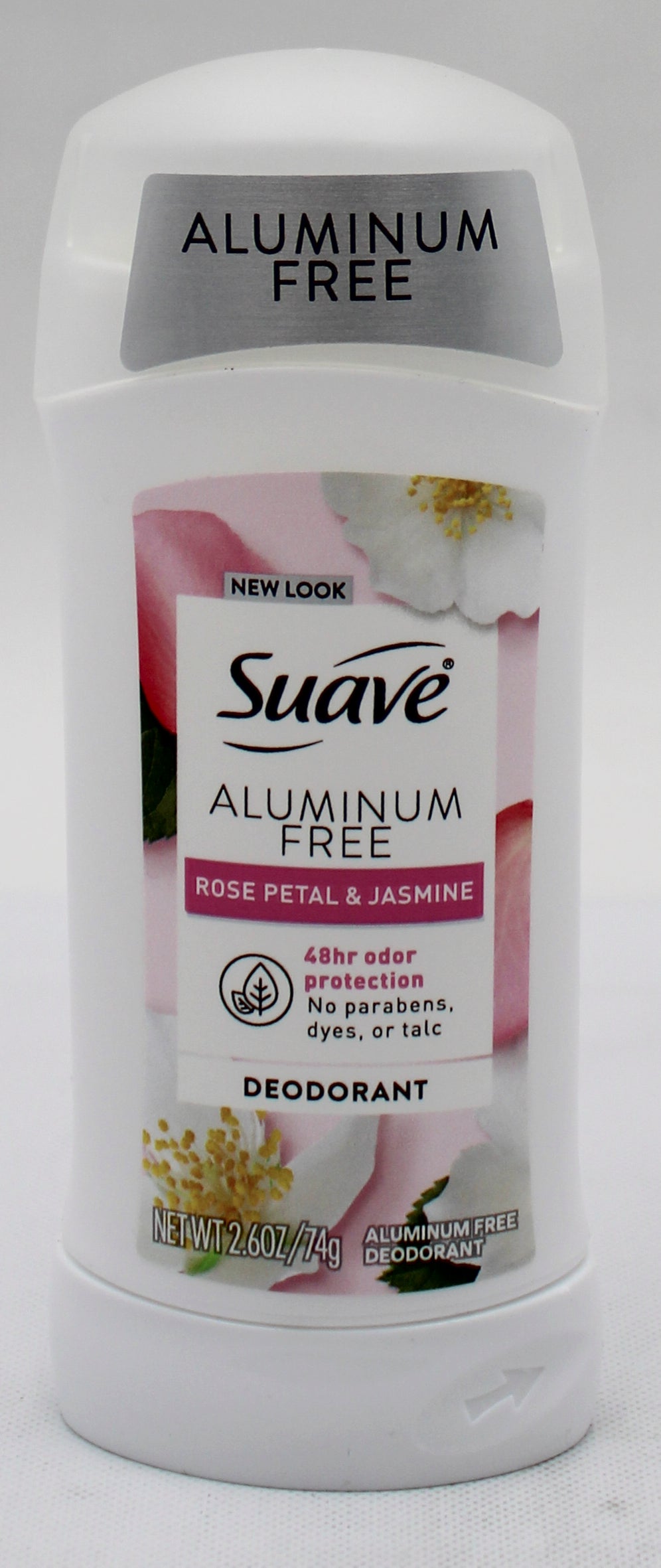 SUAVE DEODORANT ROSE PETAL & JASMINE  2.6oz