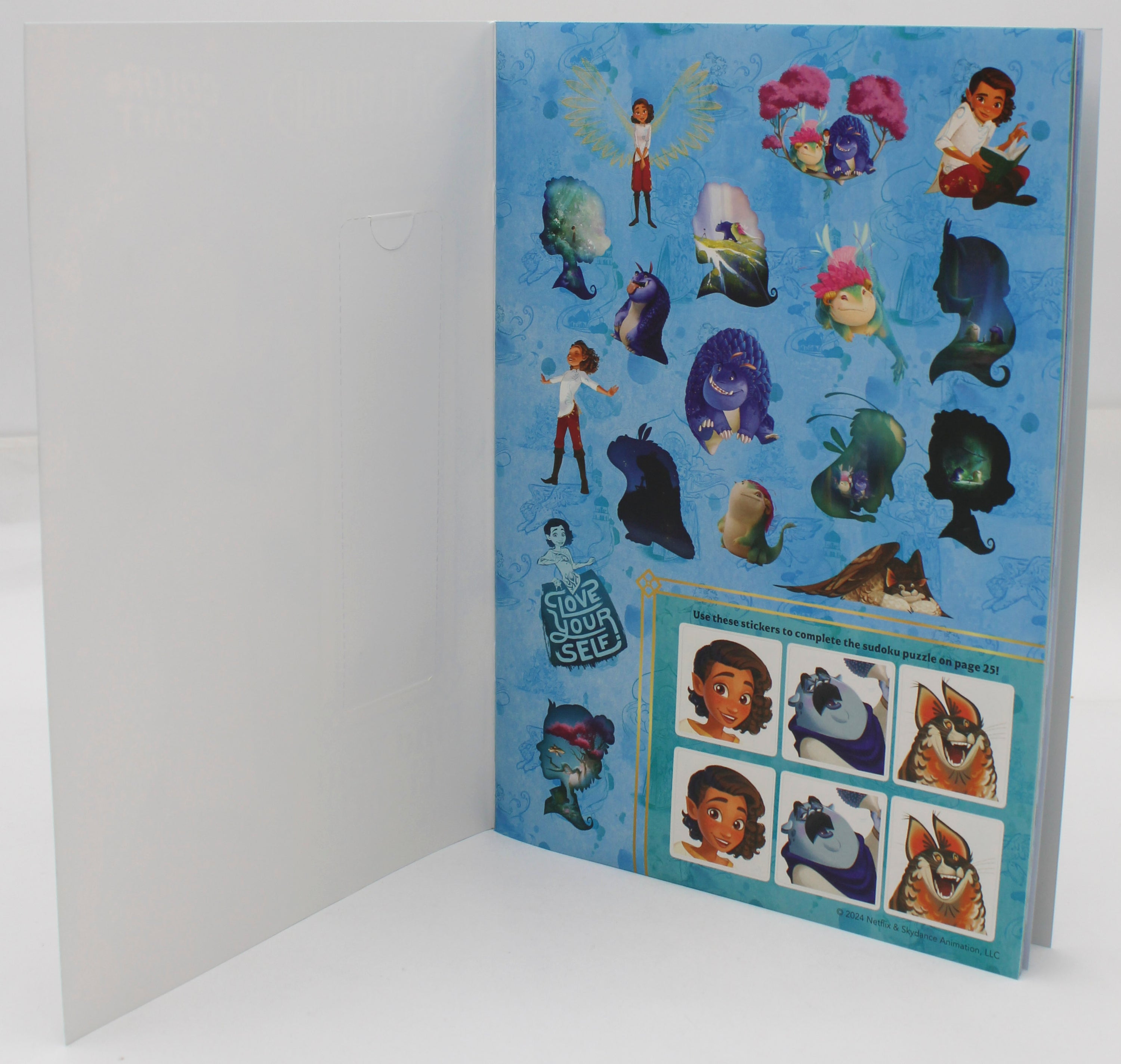 SPELLBOUND Find Your Light Activity Book 48pg + 4 Gel Pens & Stickers