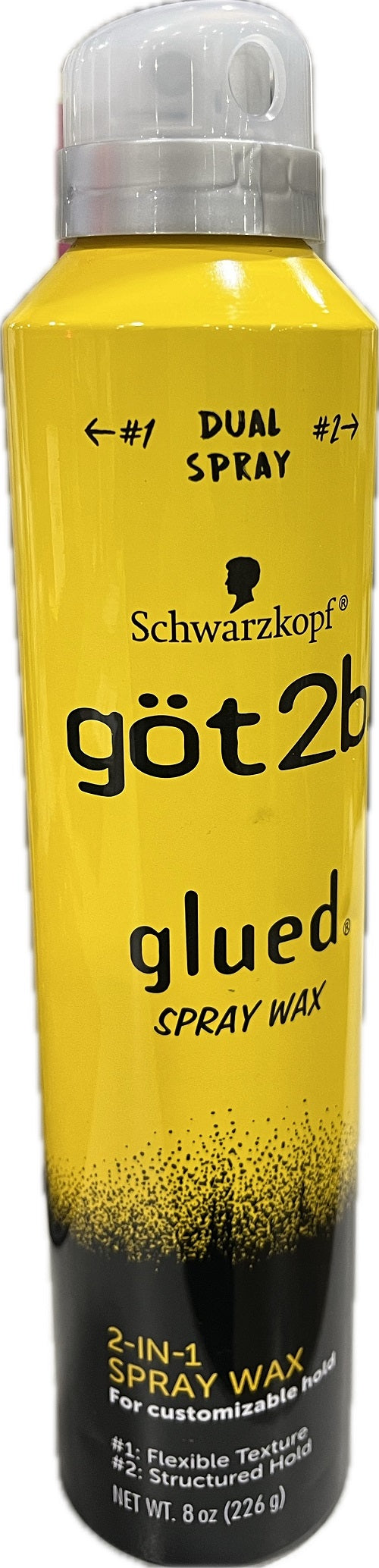 SCHWARZKOPF GOT2B GLUED 2IN1 SPRAY WAX 8oz