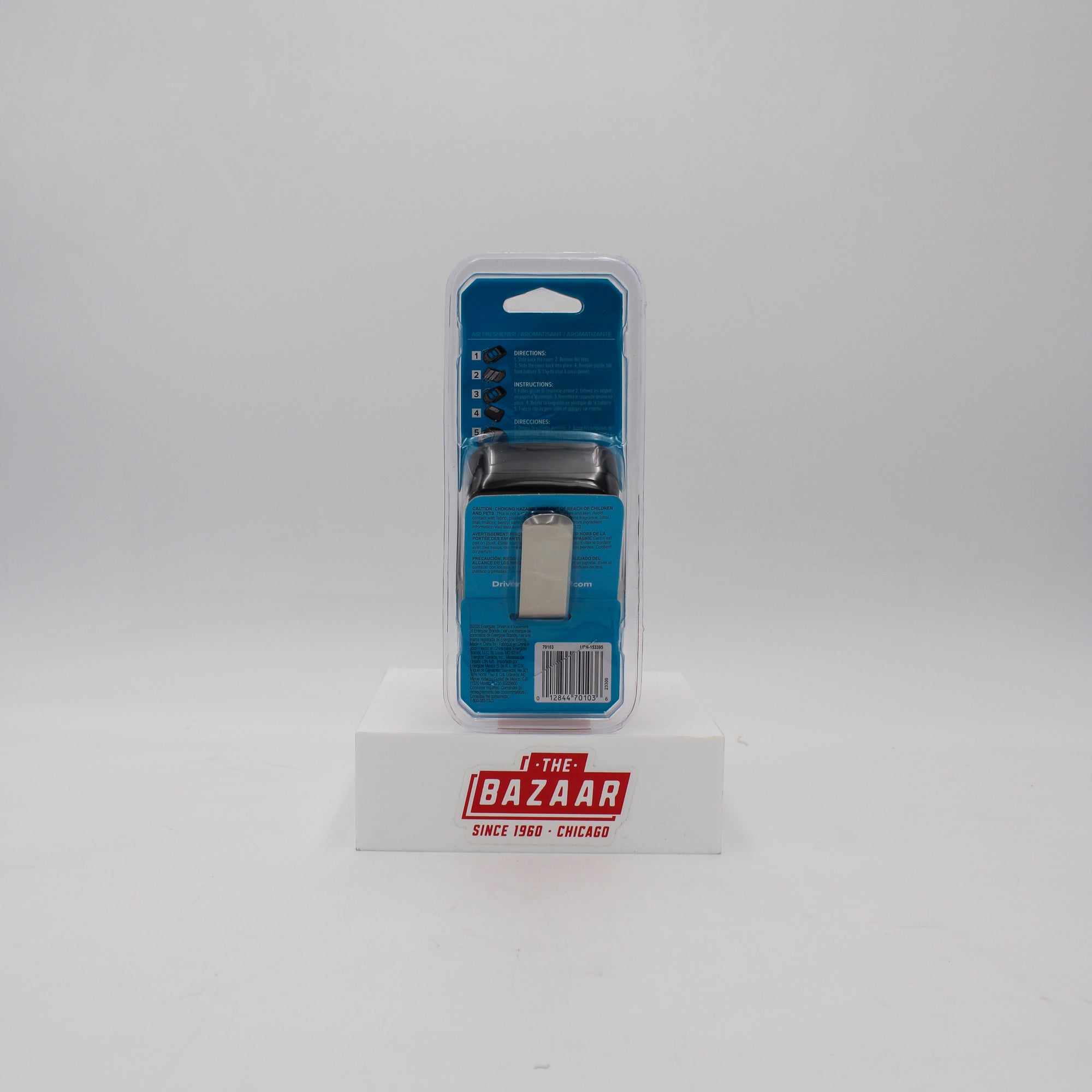 DRIVEN AIR FRESHENER - VISOR CLIP - TITANIUM RAIN (1 PACK) NI