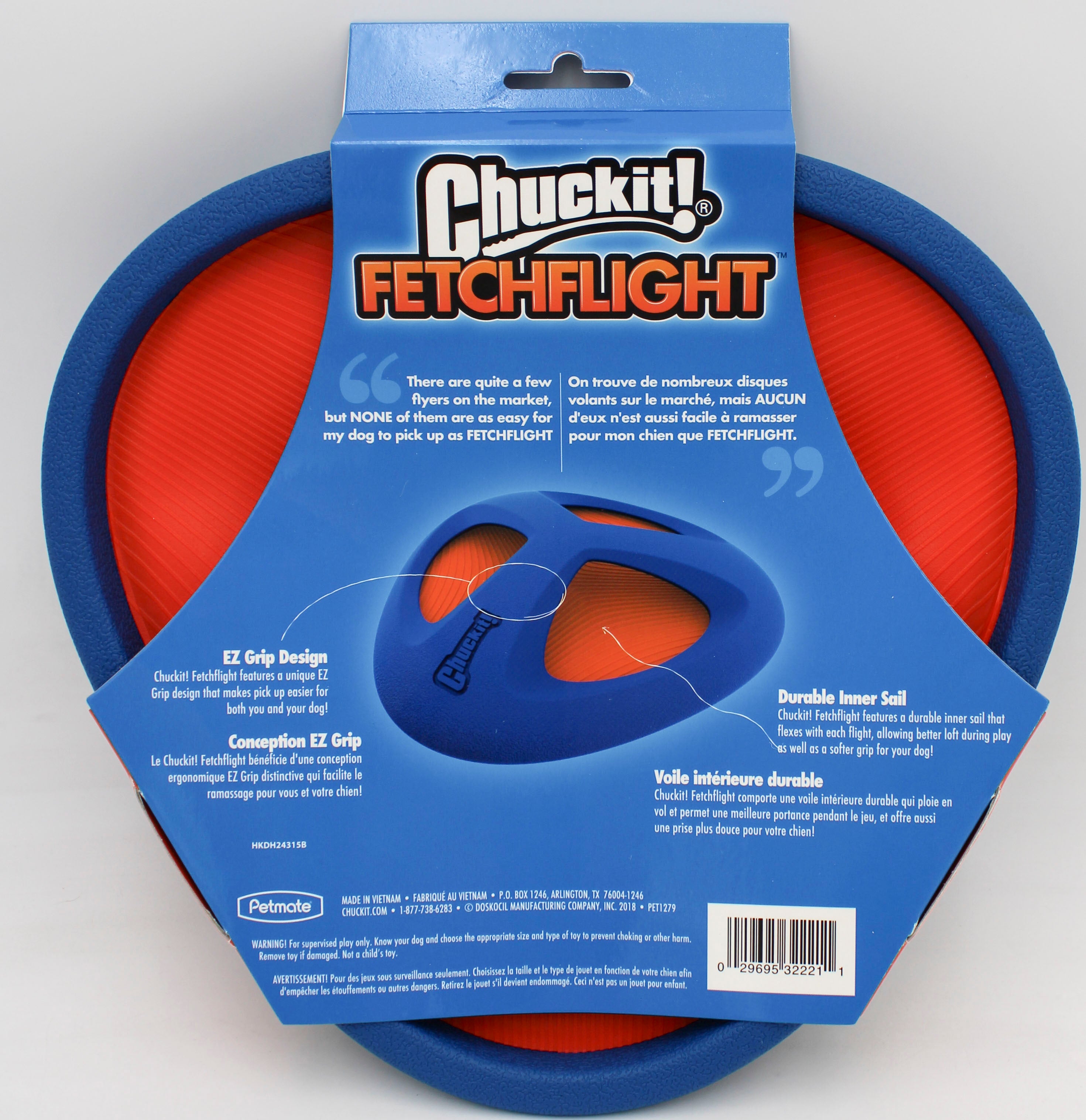 CHUCK IT FETCH FLIGHT DOG TOY