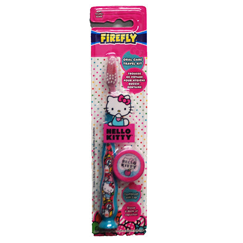FIREFLY SUCTION CUP KIDS TOOTHBRUSH-HELLO KITTY-SOFT