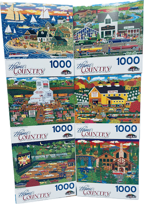 HOME COUNTRY 1000pc PUZZLE ASSORTMENT