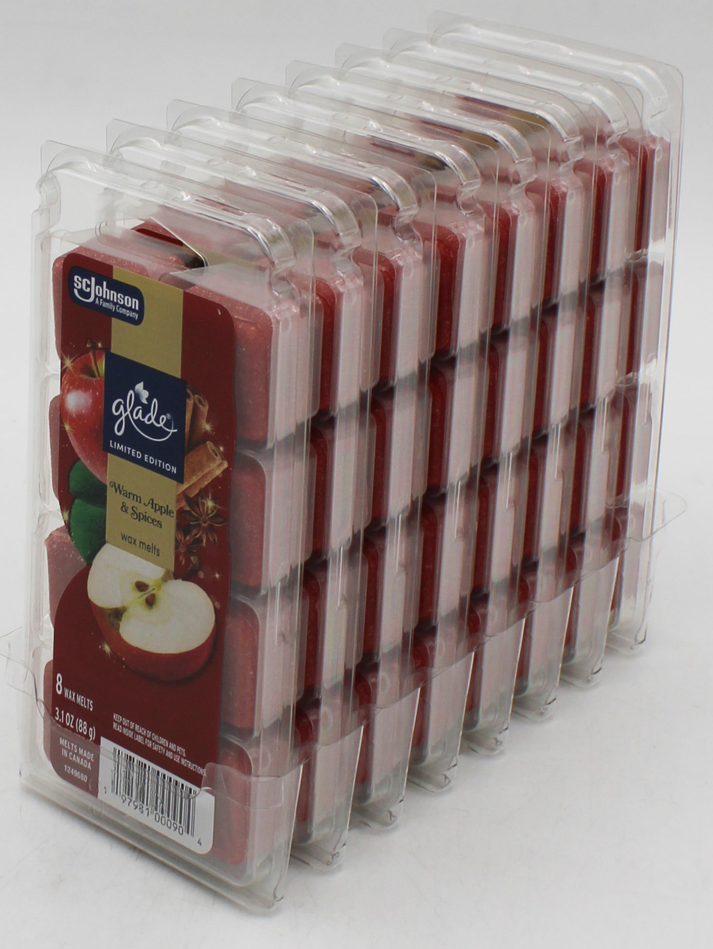 GLADE WAX MELTS SPICED APPLE 3.1oz US