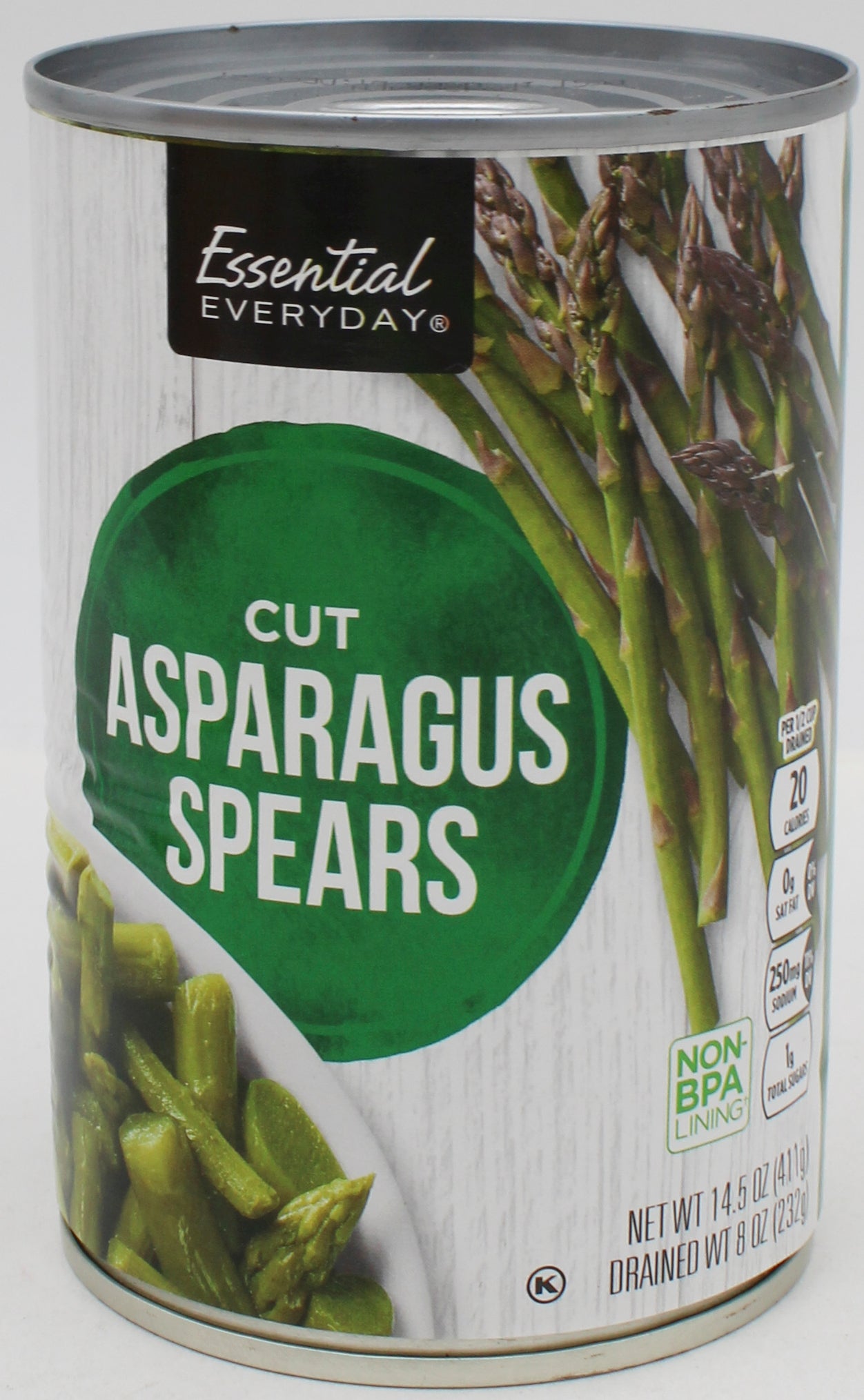 ESSENTIALS EVERYDAY CUT ASPARAGUS SPEARS 14.5 Oz BB 12/2/27