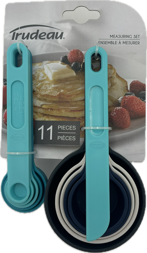 TRUDEAU 11PC MEASURING CUP AND SPOON SET NI