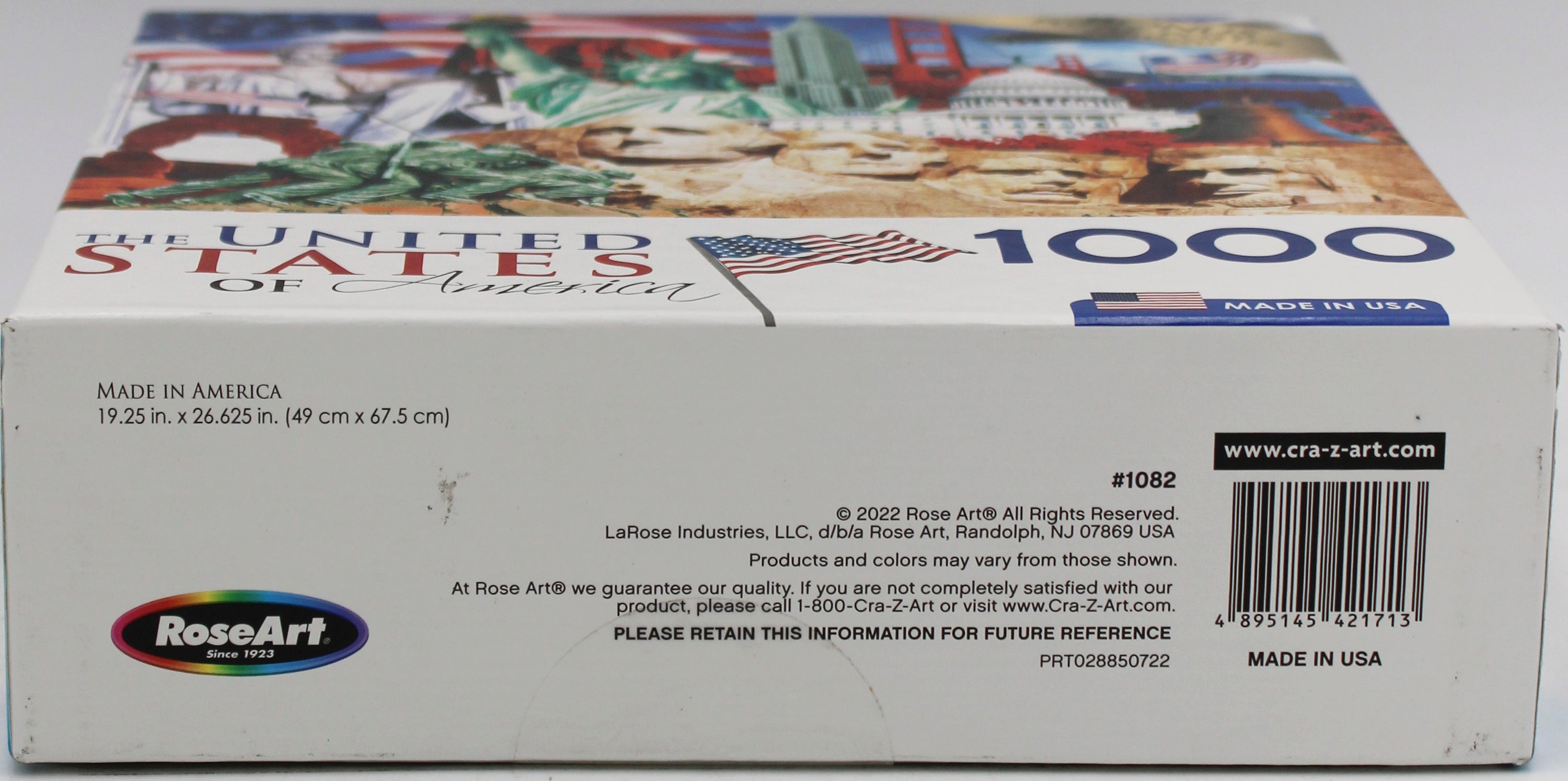 CRA-Z-ART USA PUZZLE MADE IN AMERICA 1000PC