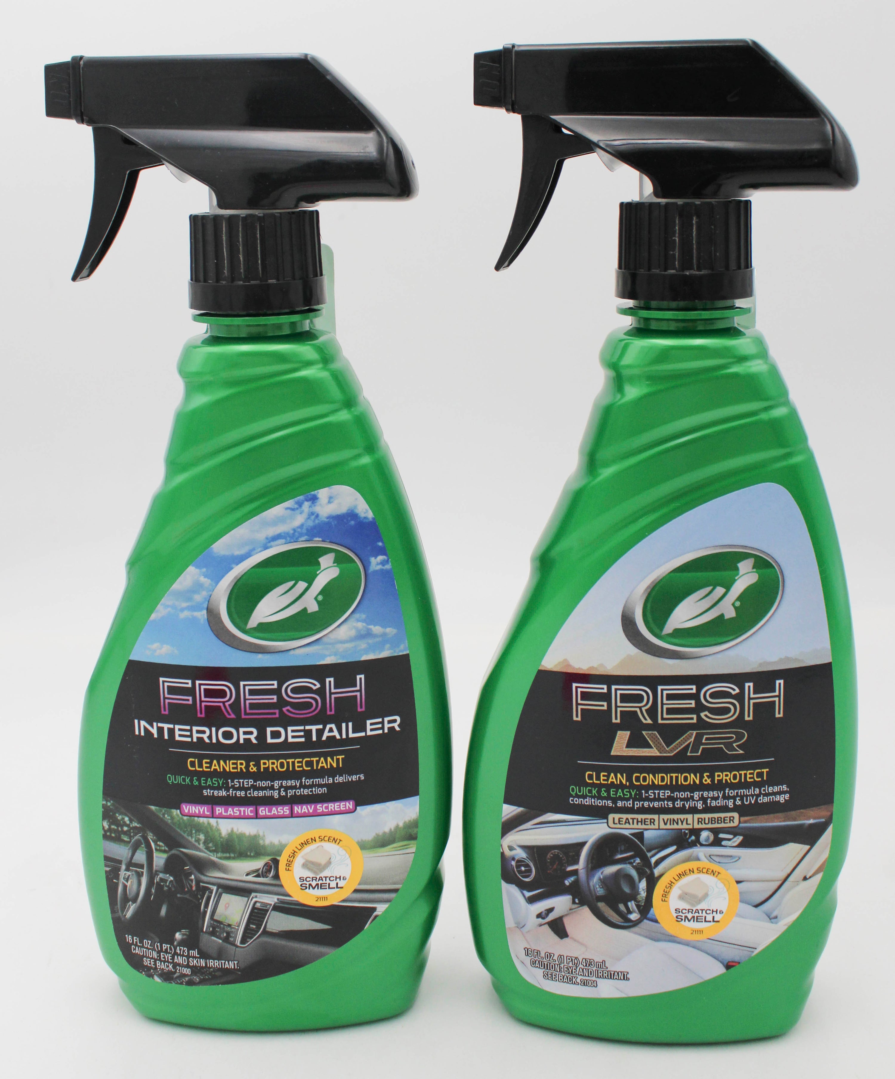 SP TURTLE WAX FRESH LVR CLEAN CONDITION PROTECTANT & CLEANER PROTECTANT 16oz FRESH LINEN SCENT DISPLAY