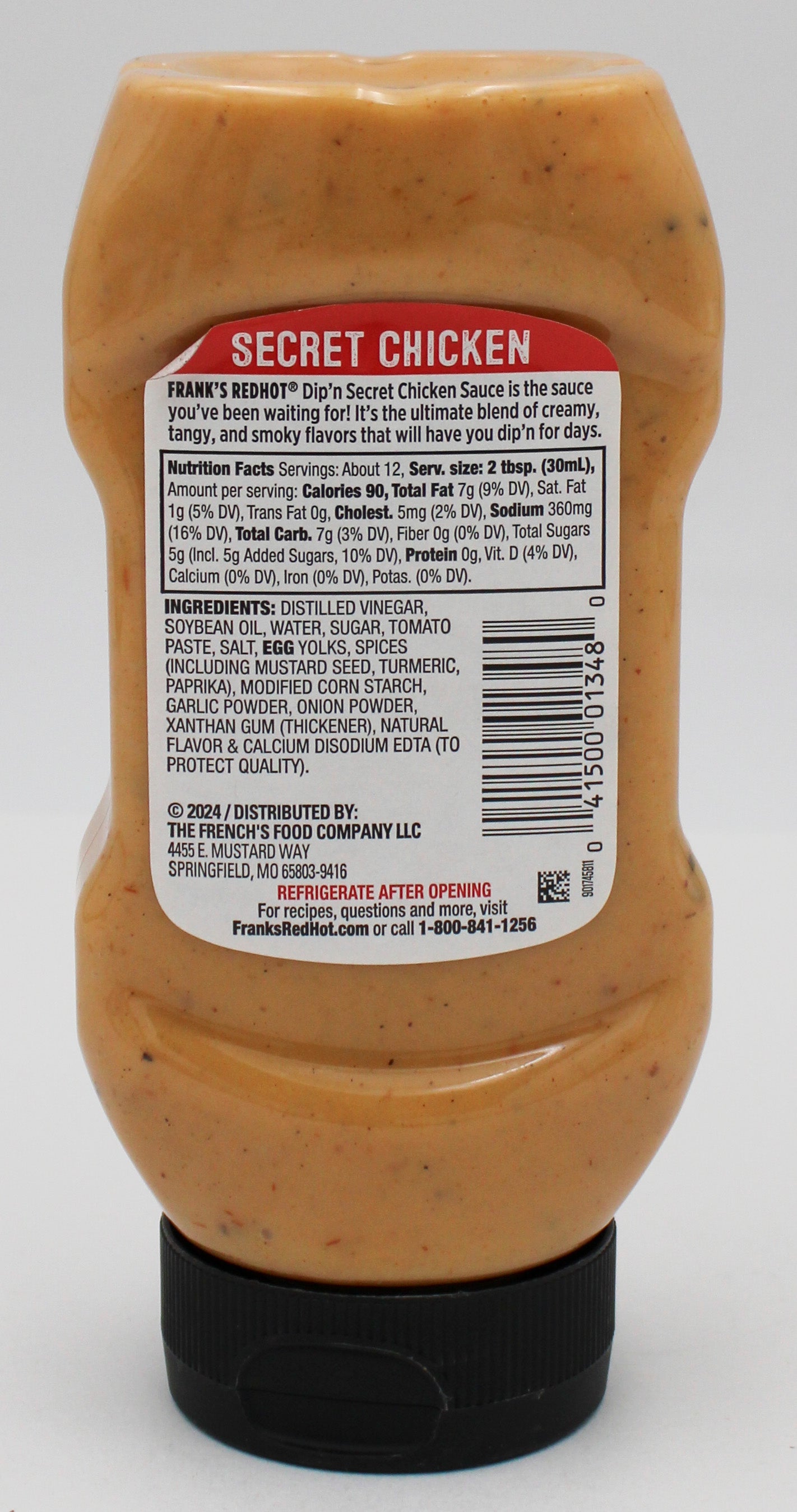 FRANKS REDHOT SECRET CHICKEN DIPN SAUCE  12 FL Oz BB 5/7/26