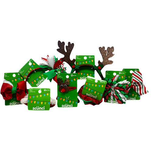 SCUNCI HAIR ACCSSORIES AST DSPLY-NI